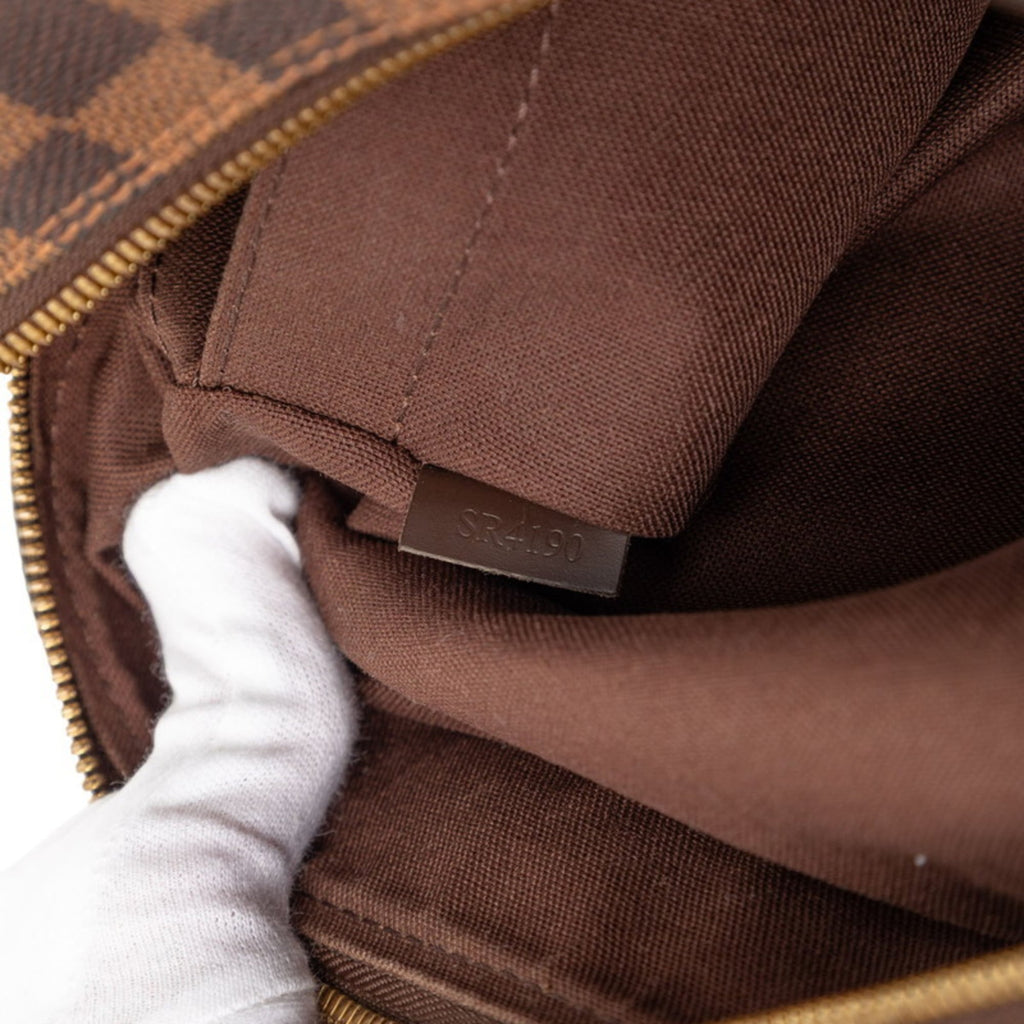 Louis Vuitton Brown Damier Canvas Ebene Leather Pvc Messenger Bag (Pre-Owned)