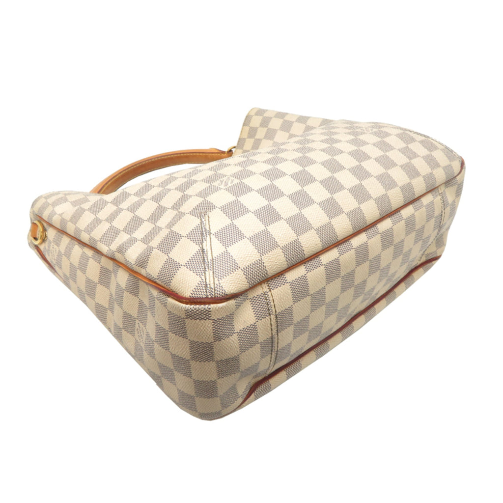 Louis Vuitton White Damier Azur Tote Bag (Pre-Owned)