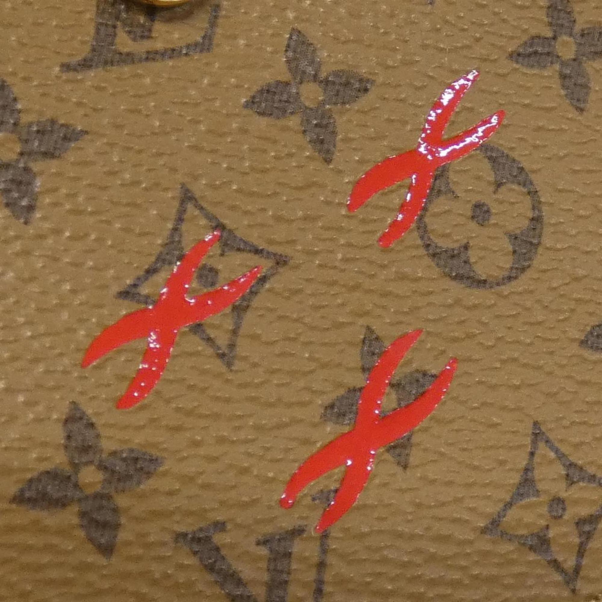 Louis Vuitton Monogram Reverse Marron Monogram Reverse Monogram Reverse Shoulder Bag (Pre-Owned)