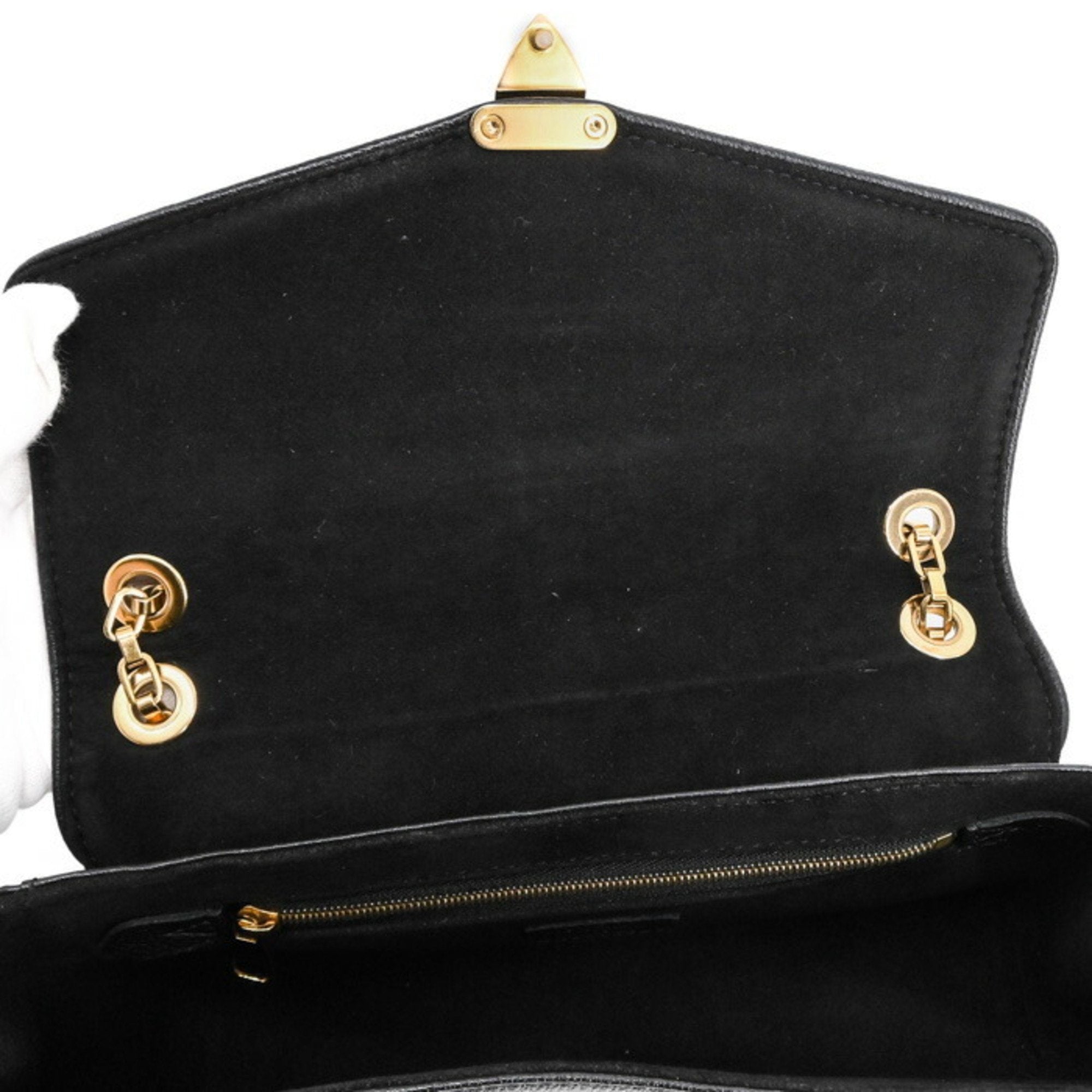 Louis Vuitton Black Noir Monogram Empreinte Handbag Shoulder Bag (Pre-Owned)