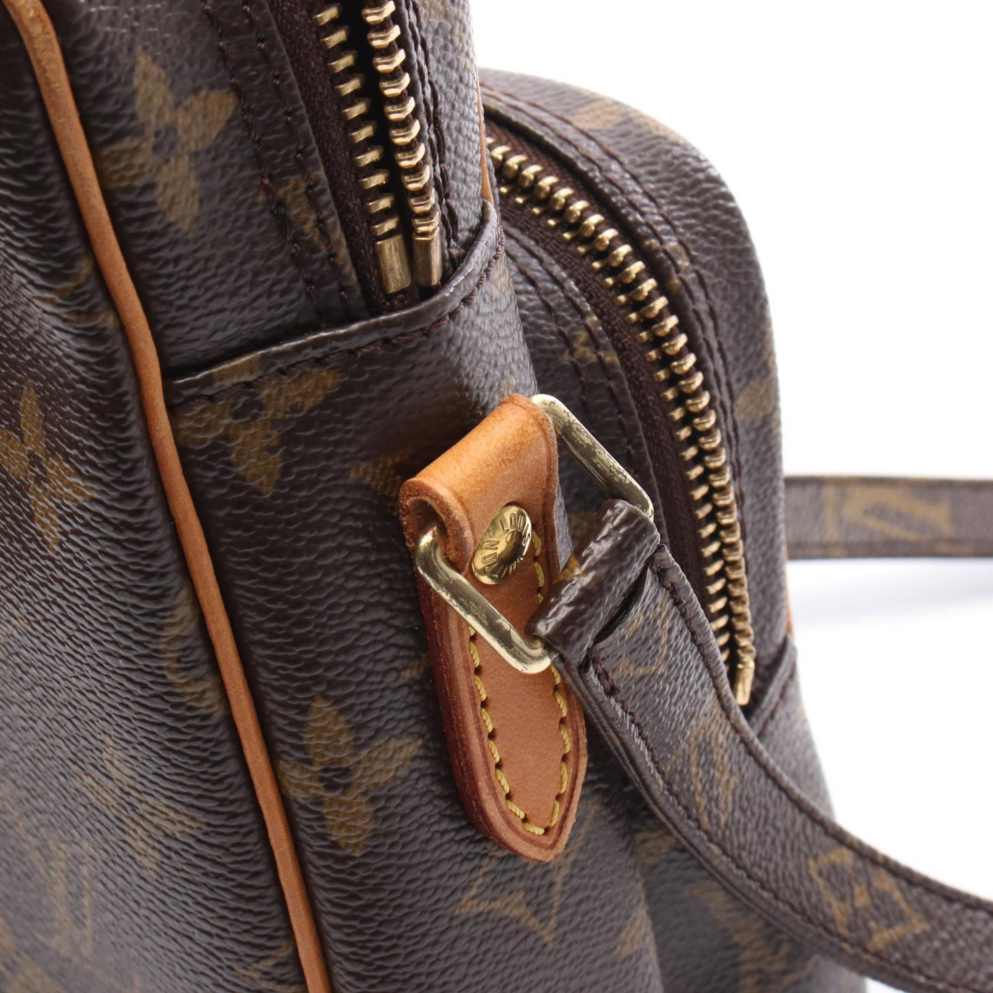 Louis Vuitton Brown Monogram Coated Canvas Shoulder Bag (Pre-Owned)