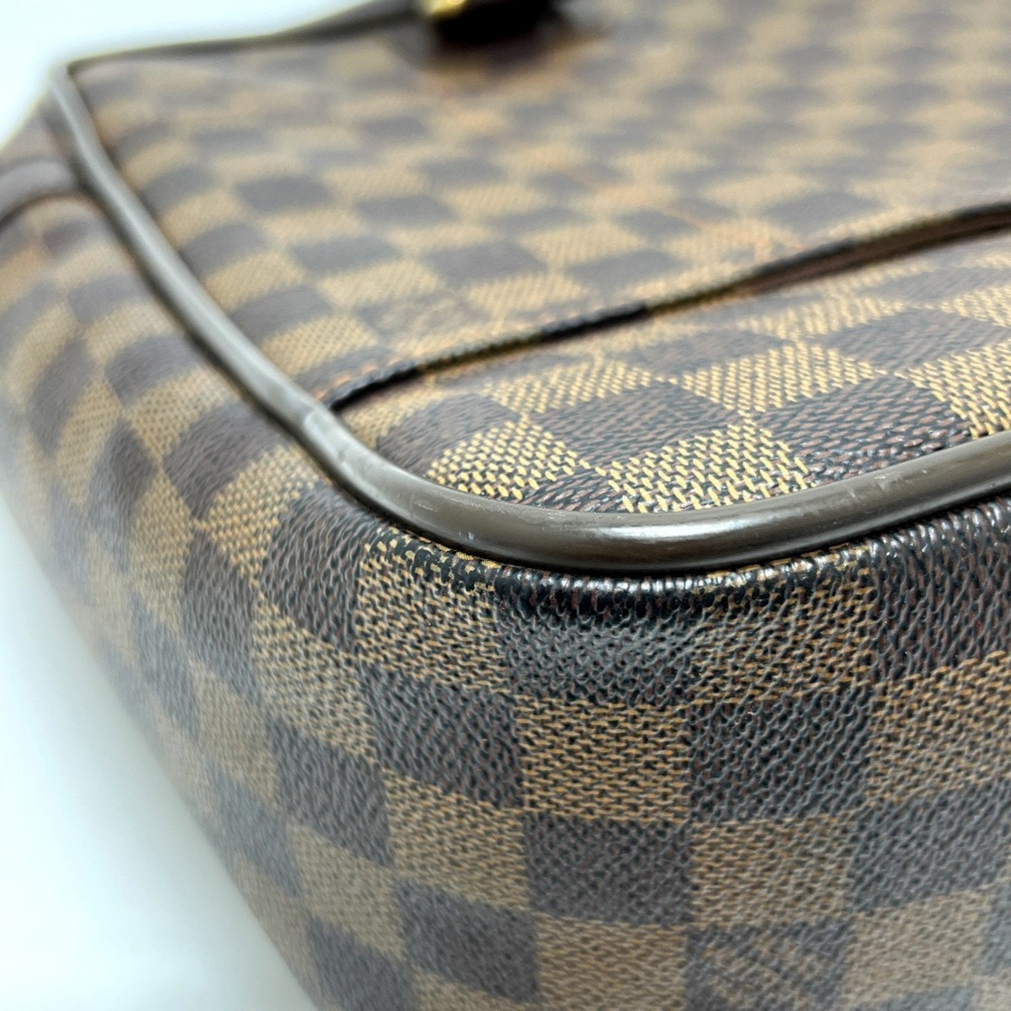 Louis Vuitton Brown Damier Canvas Ebene Damier Canvas Briefcase Handbag (Pre-Owned)