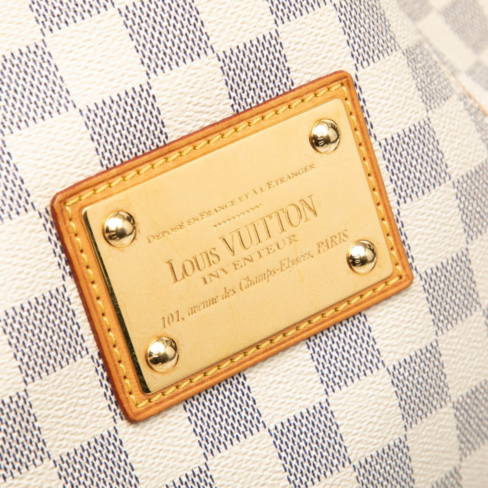 Louis Vuitton White Pvc Leather Shoulder Bag (Pre-Owned)