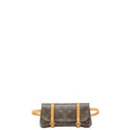 Louis Vuitton Brown Pvc Leather Fanny Pack Pochette (Pre-Owned)