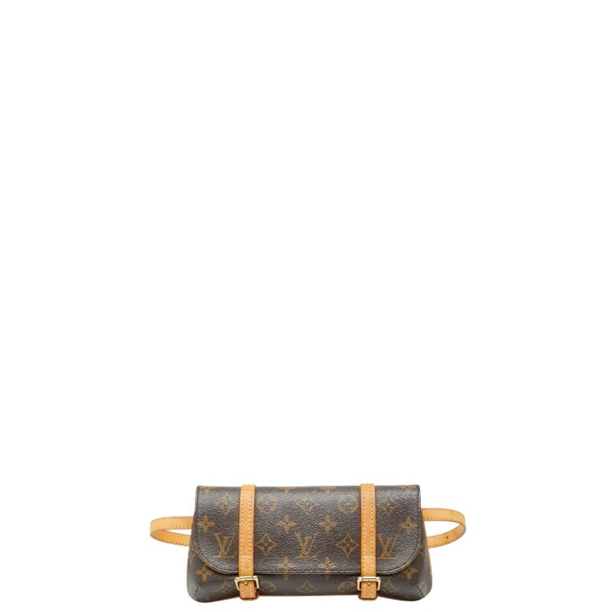 Louis Vuitton Brown Pvc Leather Fanny Pack Pochette (Pre-Owned)