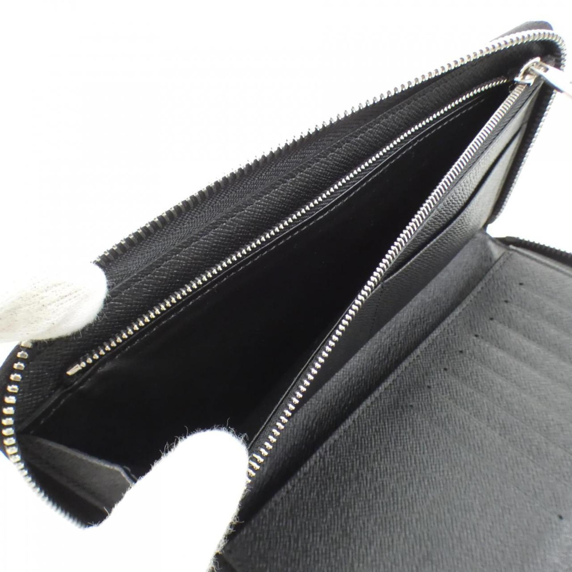 Louis Vuitton Graphite Coated Canvas Long Wallet (Bi-Fold) (Pre-Owned)