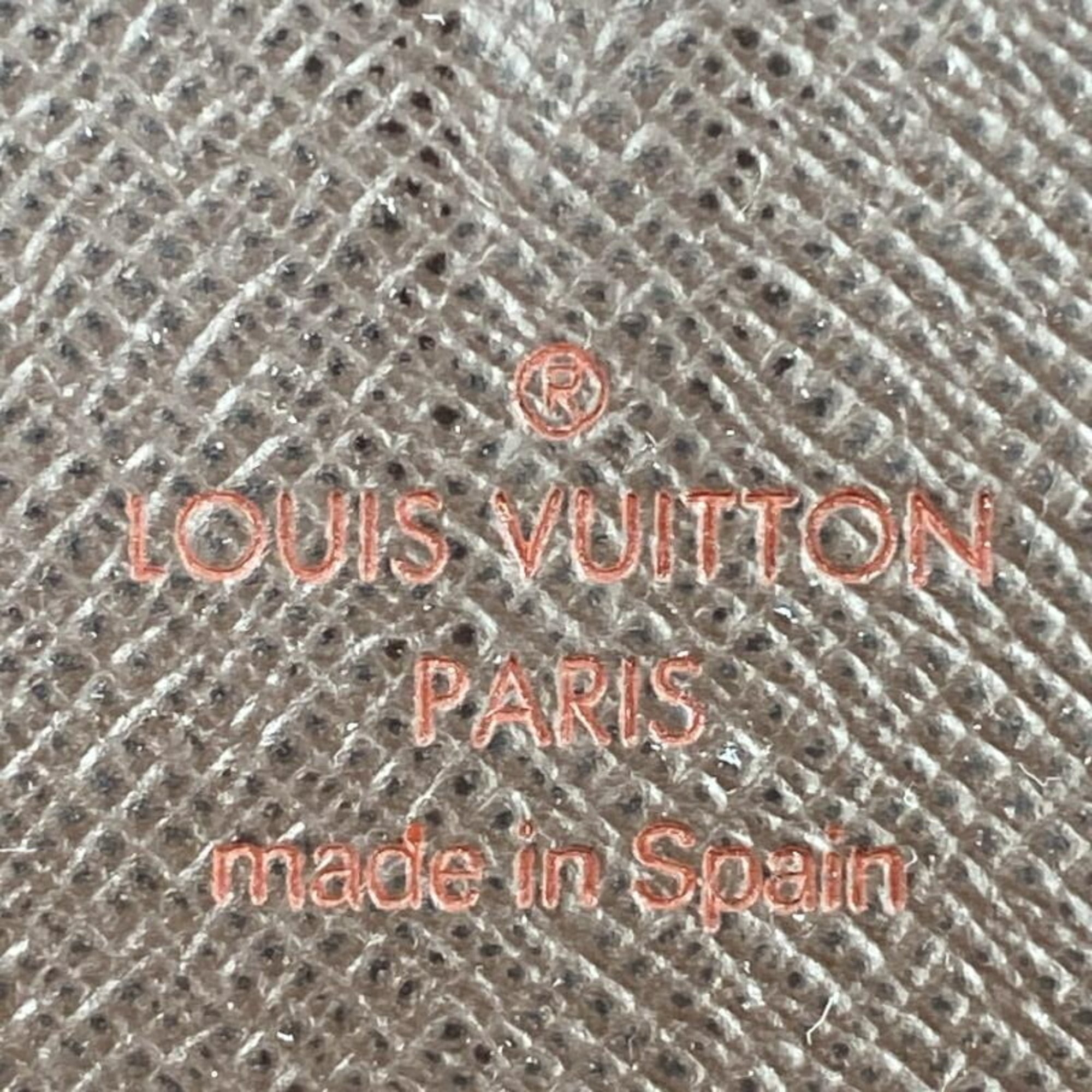 Louis Vuitton Damier Brown Long Wallet (Bi-Fold) (Pre-Owned)