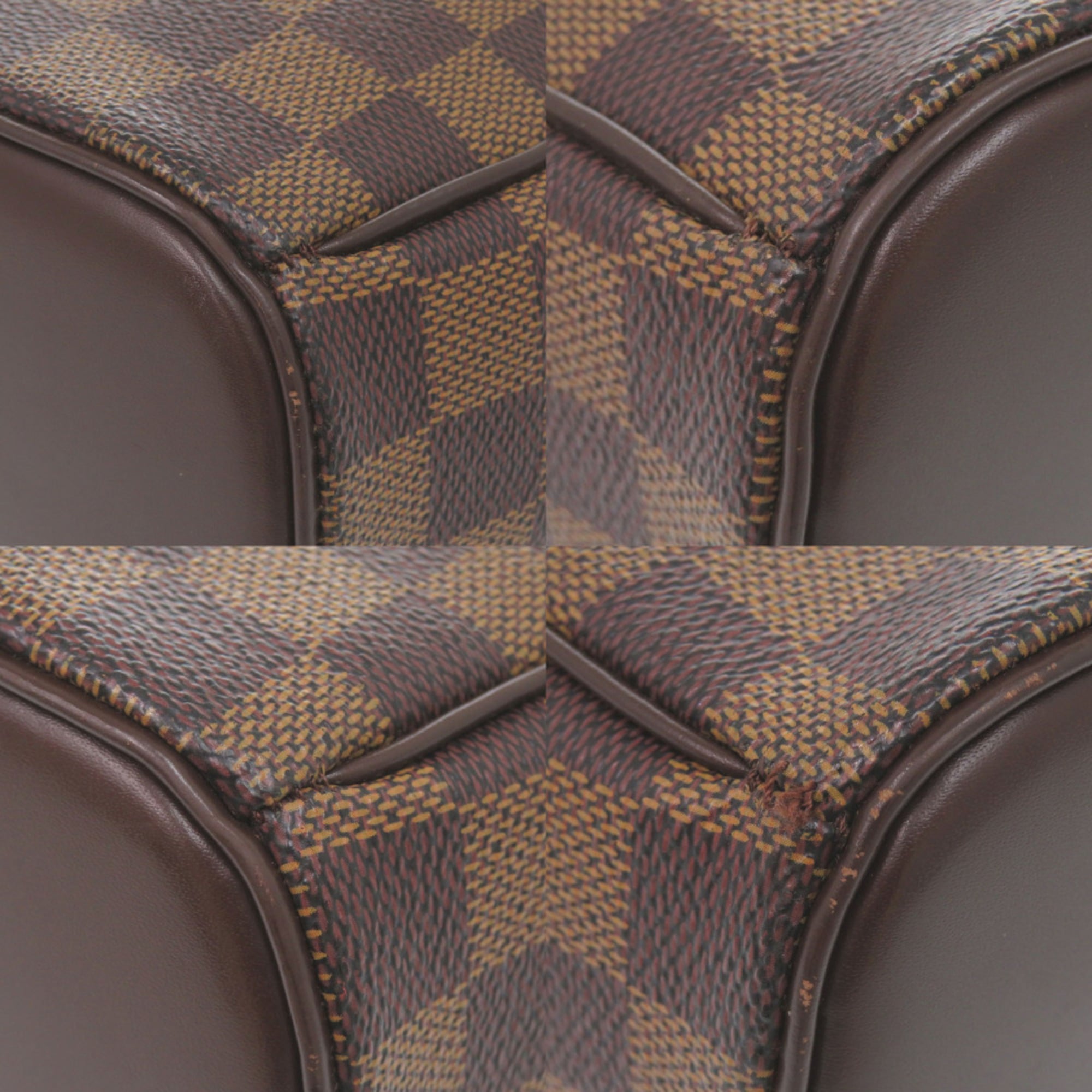 Louis Vuitton Damier Brown Damier Canvas Damier Canvas Shoulder Bag (Pre-Owned)