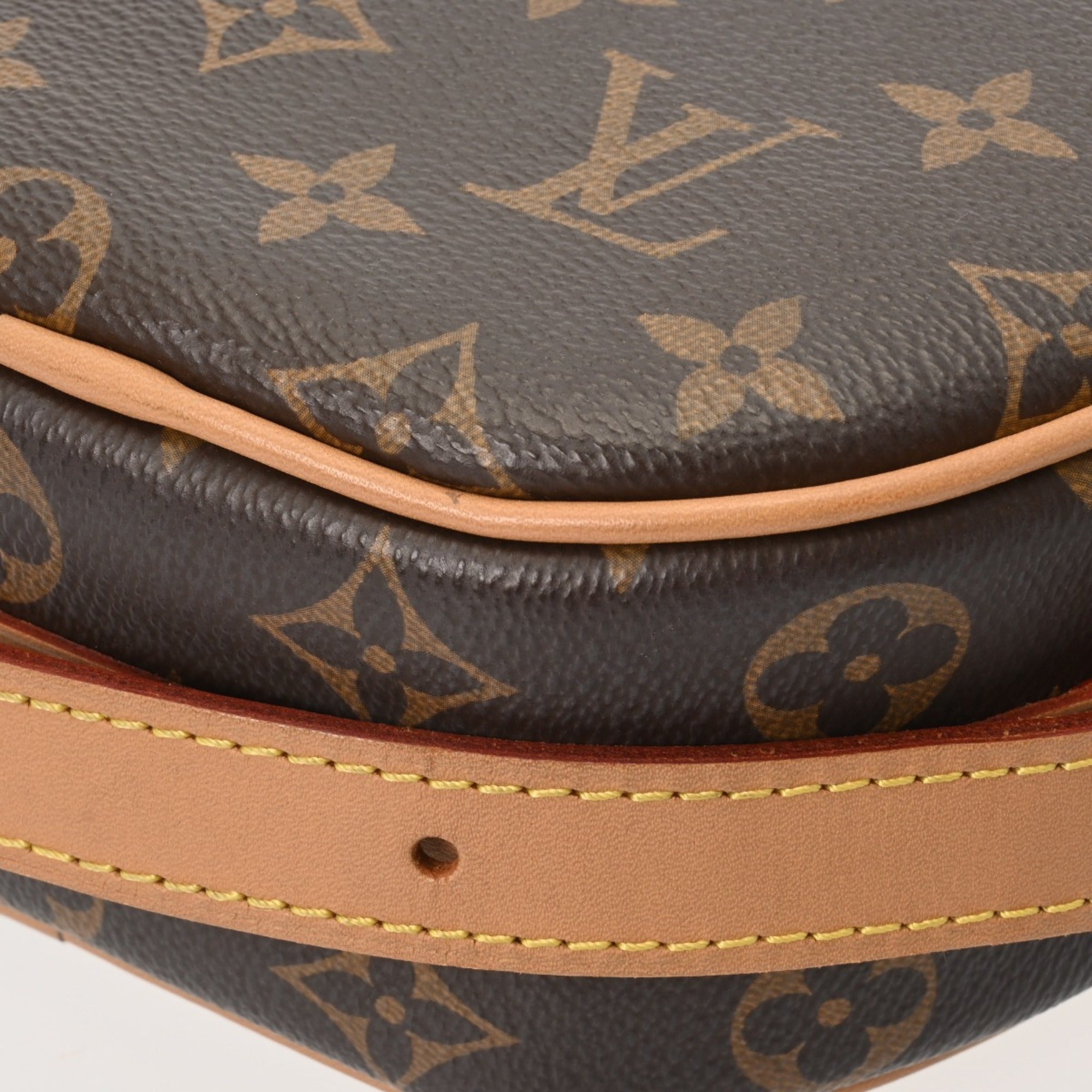 Louis Vuitton Brown Monogram Canvas Shoulder Bag (Pre-Owned)