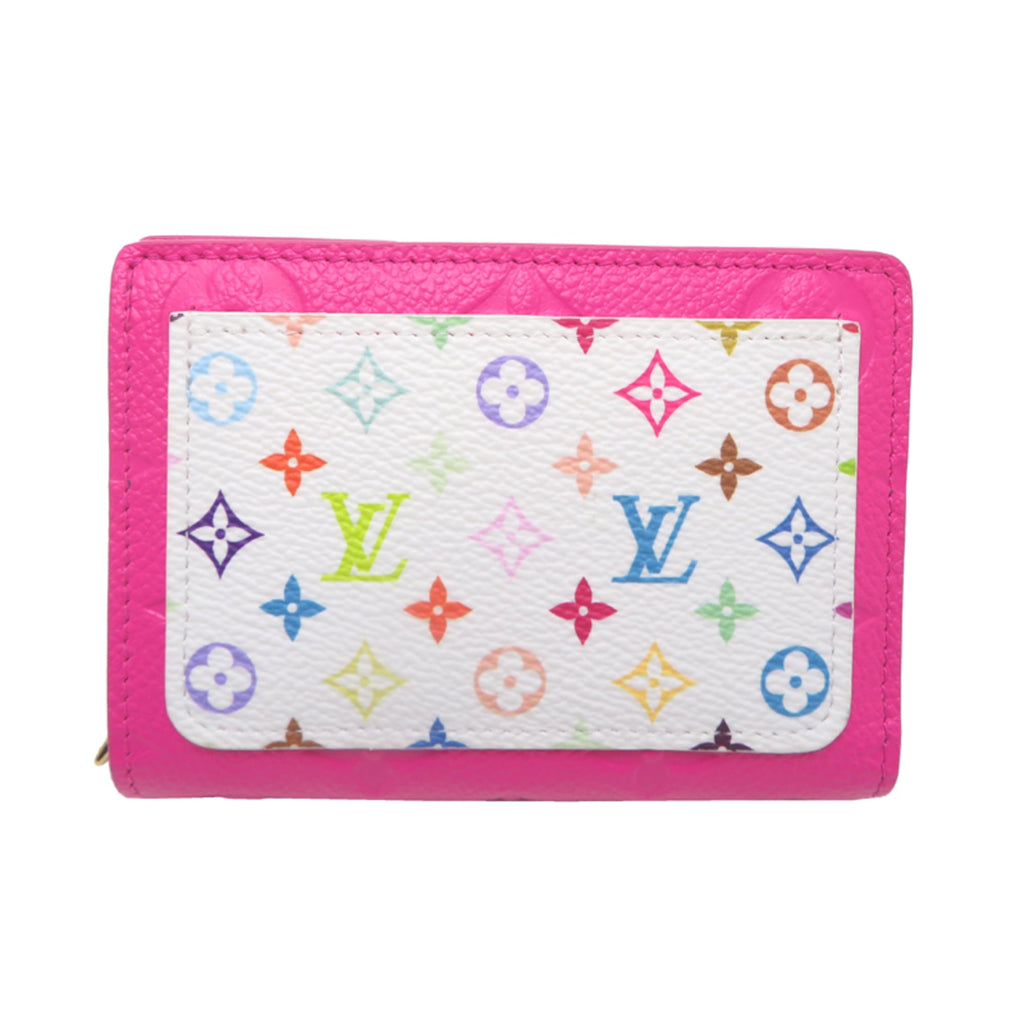 Louis Vuitton Monogram Empreinte Pink Monogram Multicolore Monogram Empreinte Wallet (Bi-Fold) (Pre-Owned)