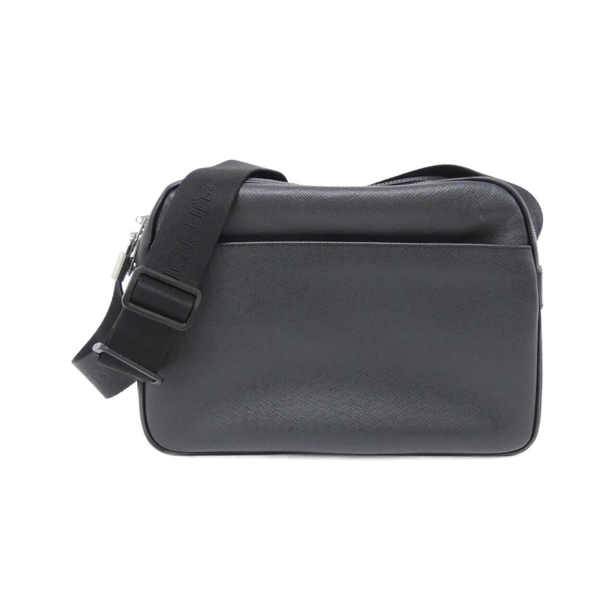 Louis Vuitton Ardoise Dark Gray Gray Leather Shoulder Bag (Pre-Owned)