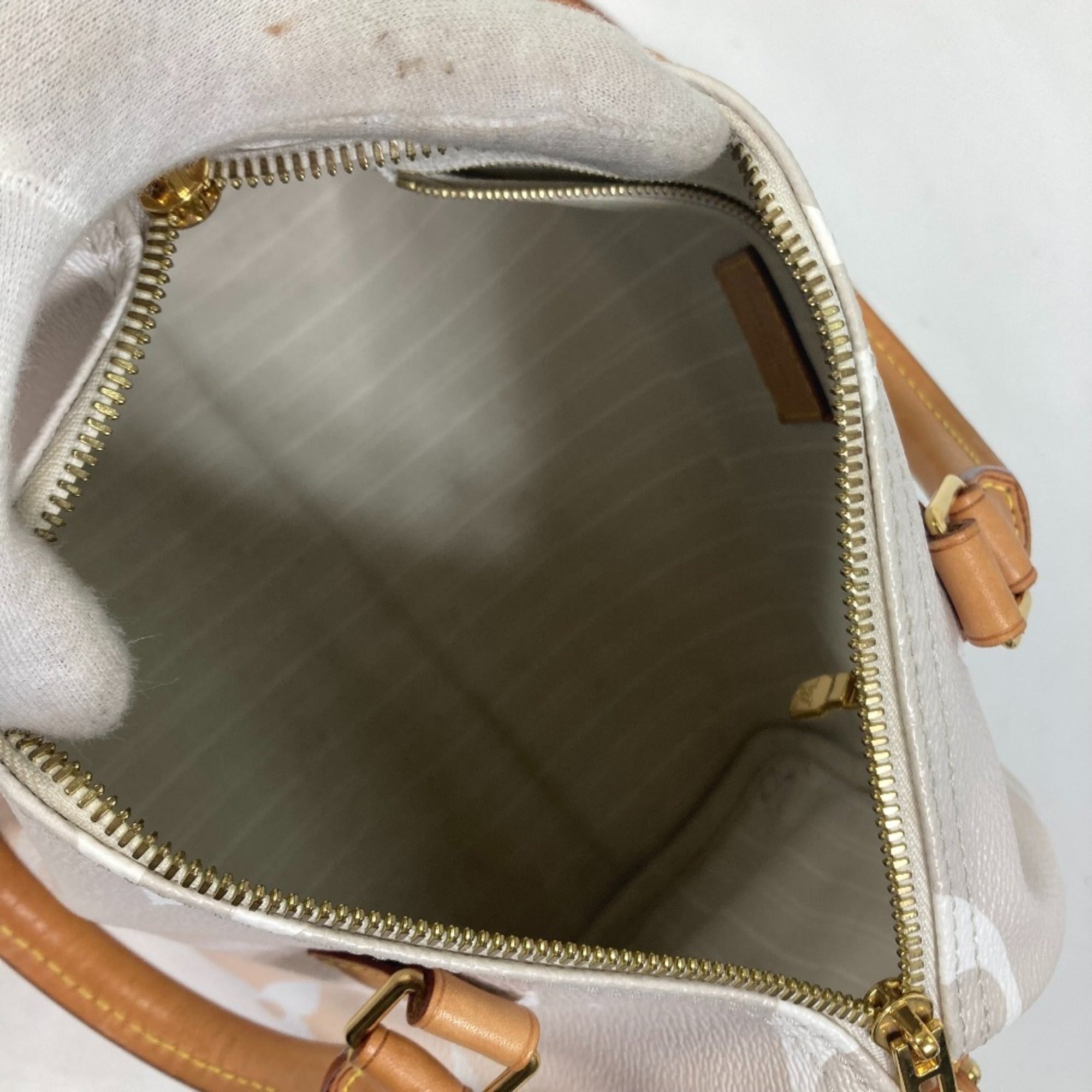 Louis Vuitton Orange Monogram Boston Bag Handbag Shoulder Bag (Pre-Owned)