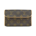 Louis Vuitton Marron Coated Canvas Fanny Pack Pochette (Pre-Owned)