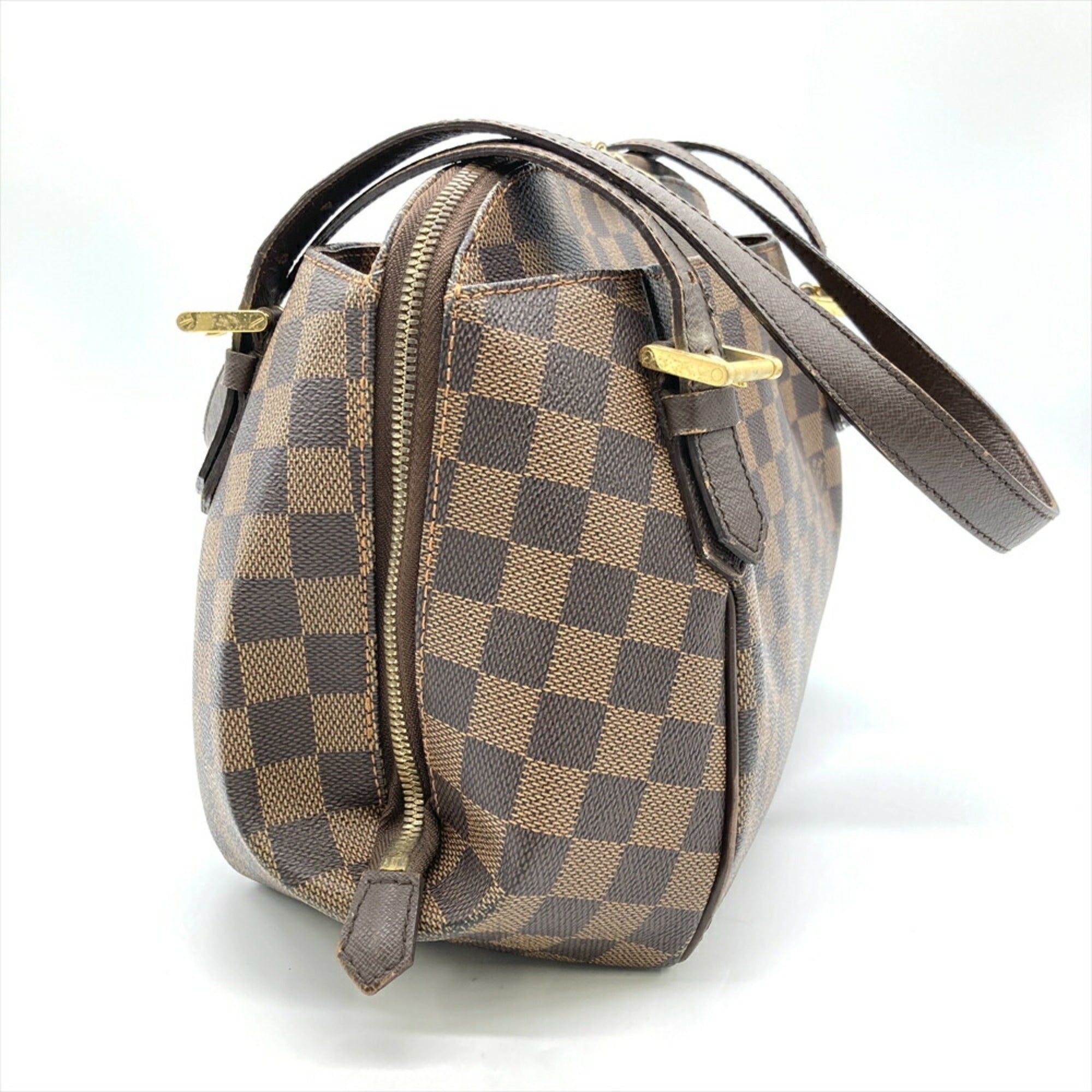 Louis Vuitton Damier Brown Damier Canvas Damier Canvas Shoulder Bag (Pre-Owned)