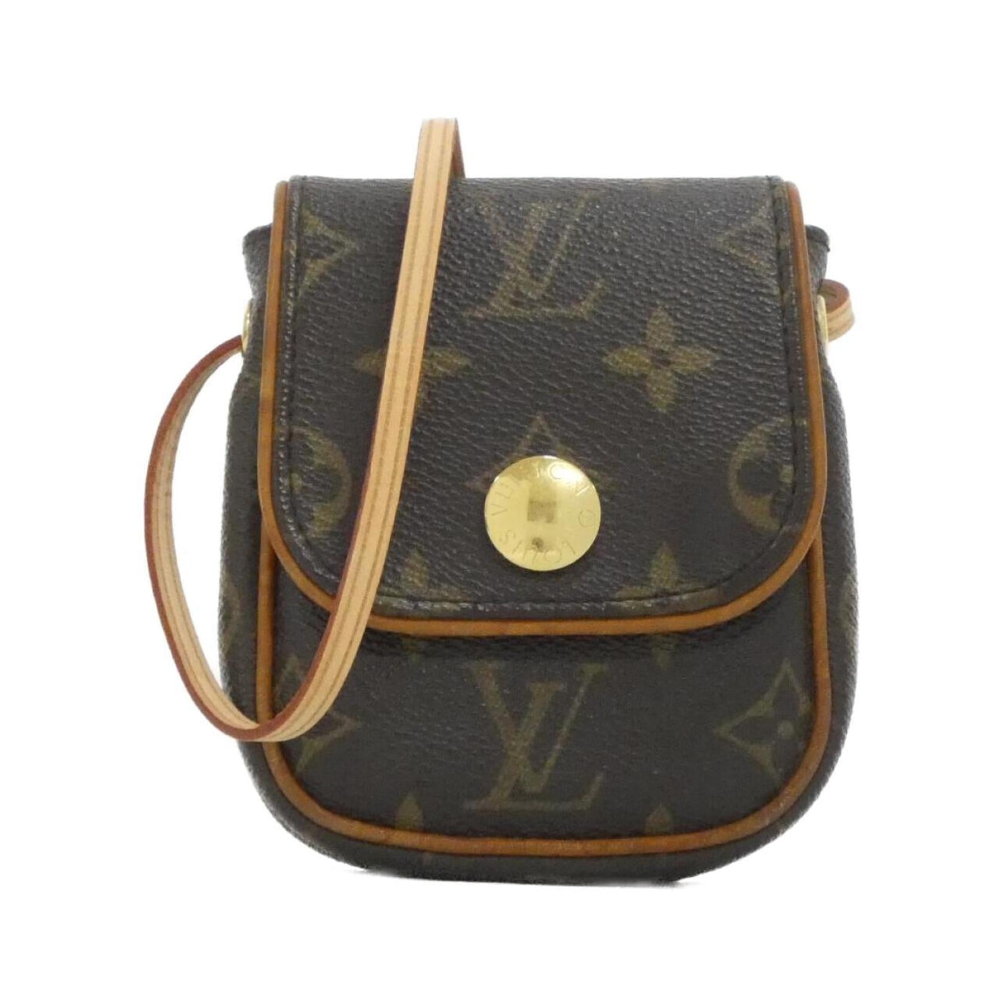 Louis Vuitton Brown Coated Canvas Pochette Shoulder Bag (Pre-Owned)