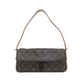 Louis Vuitton Marron Coated Canvas Shoulder Bag (Pre-Owned)