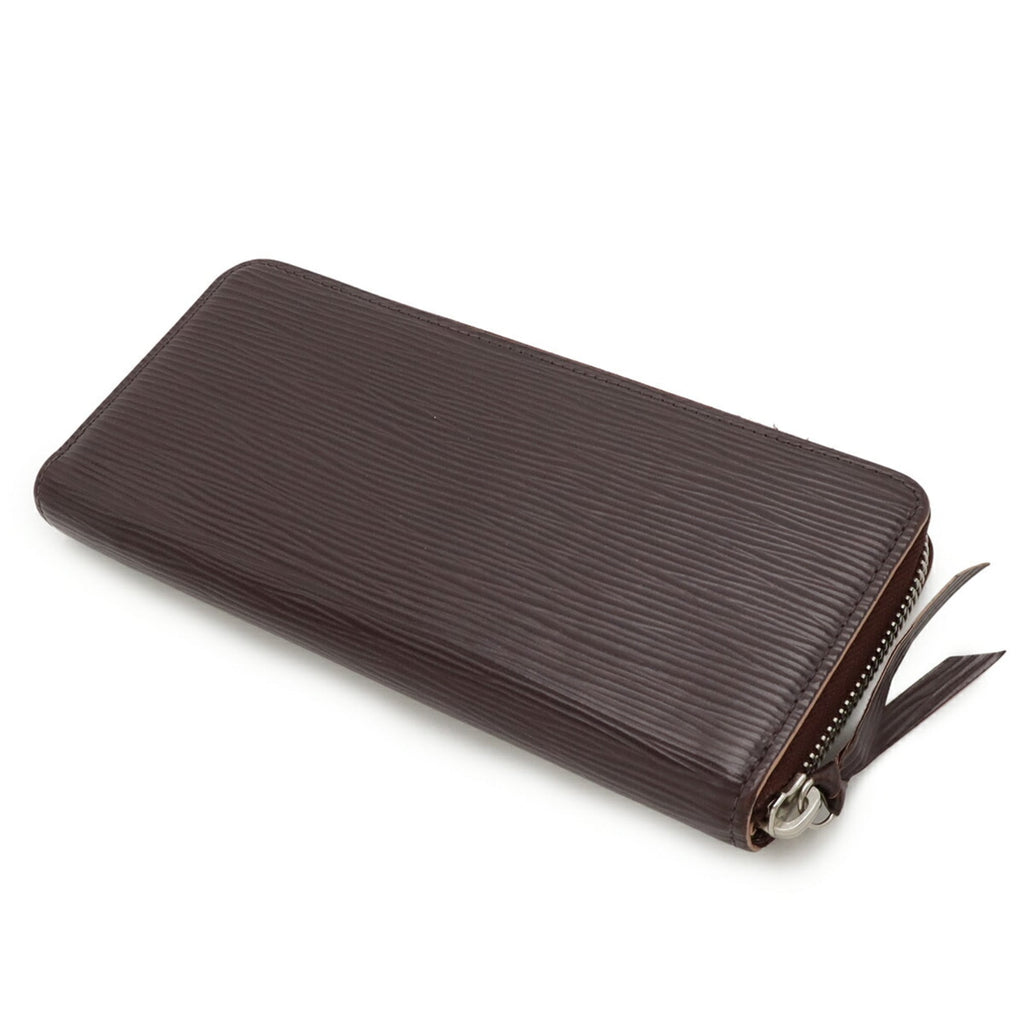 Louis Vuitton Epi Burgundy Epi Leather Long Wallet (Bi-Fold) (Pre-Owned)