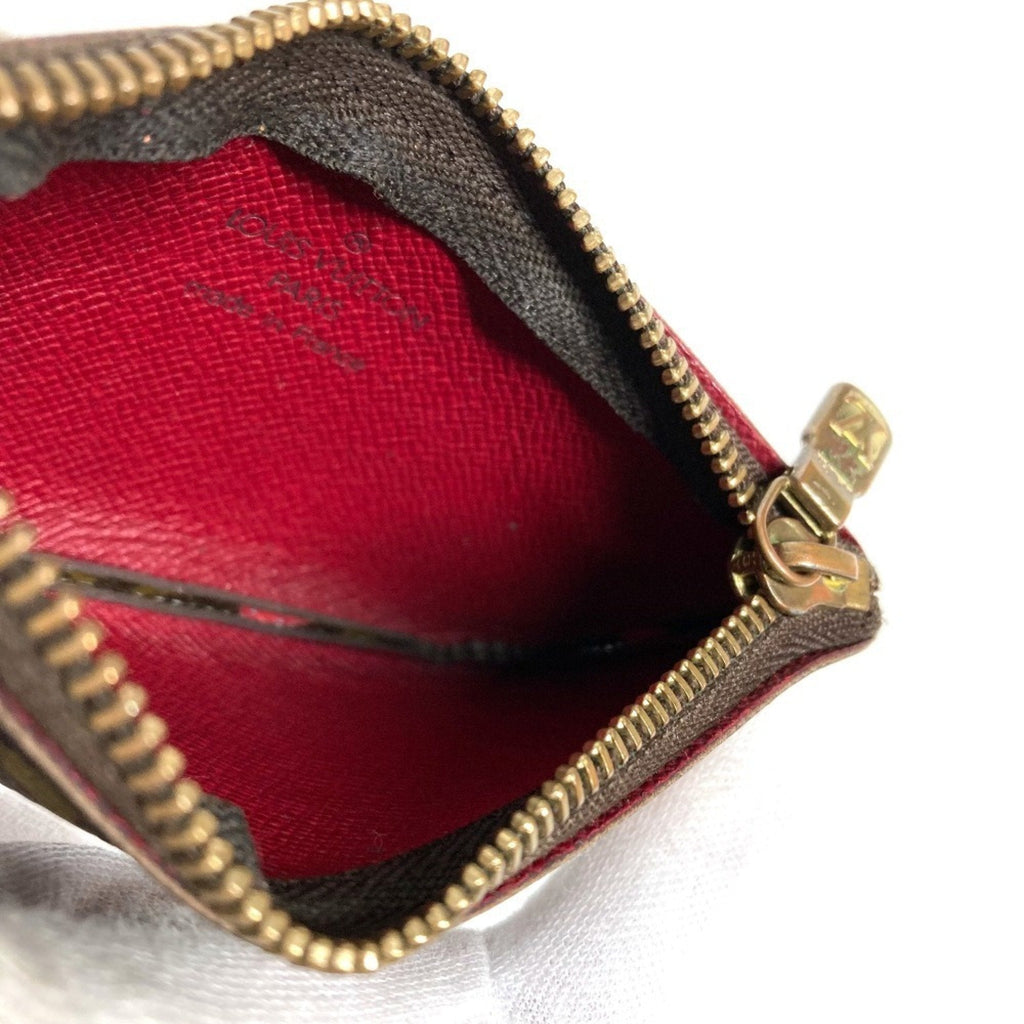 Louis Vuitton Brown Monogram Cherry Red Color Monogram Coin Purse/Coin Case (Pre-Owned)