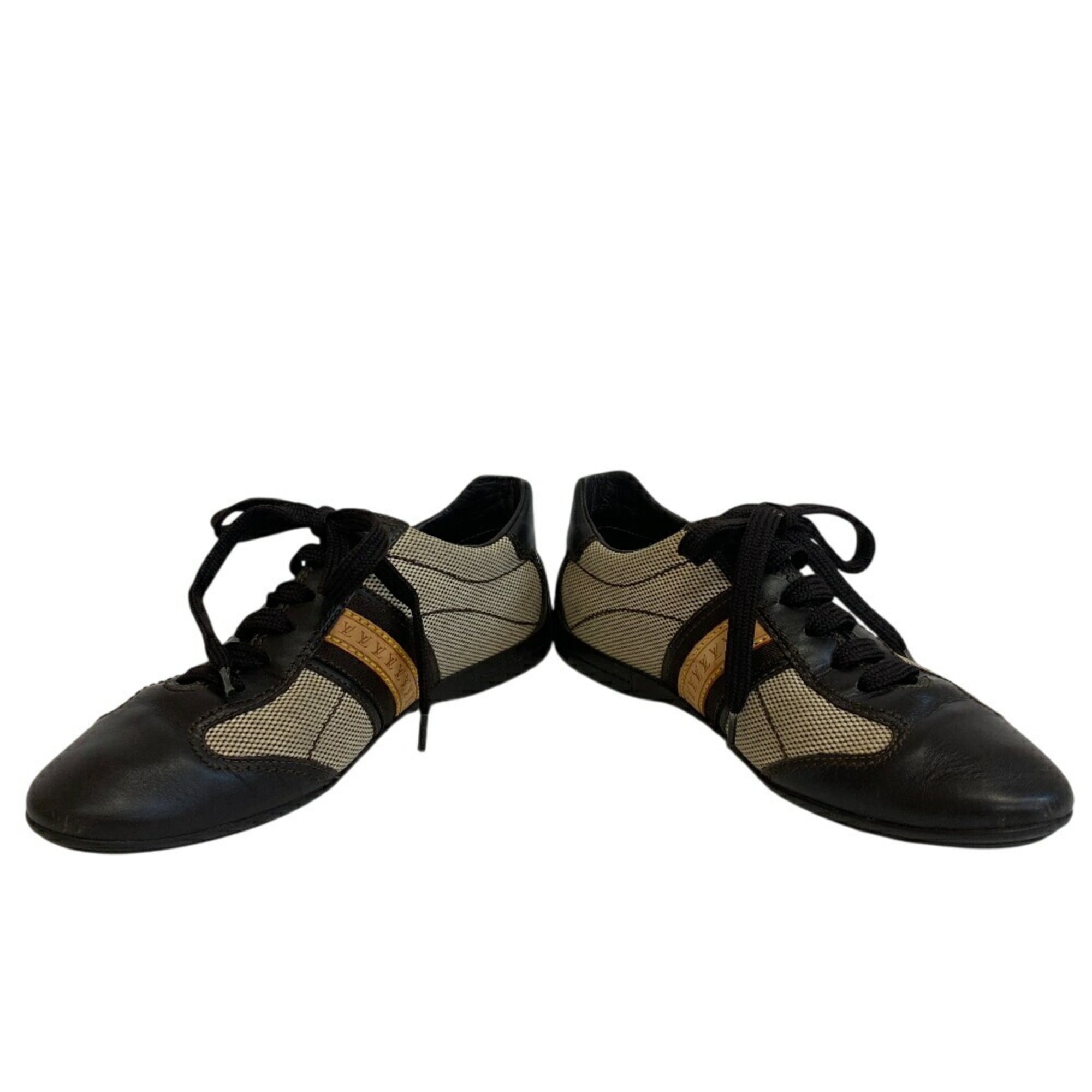 Louis Vuitton Beige Brown Sneakers (Pre-Owned)