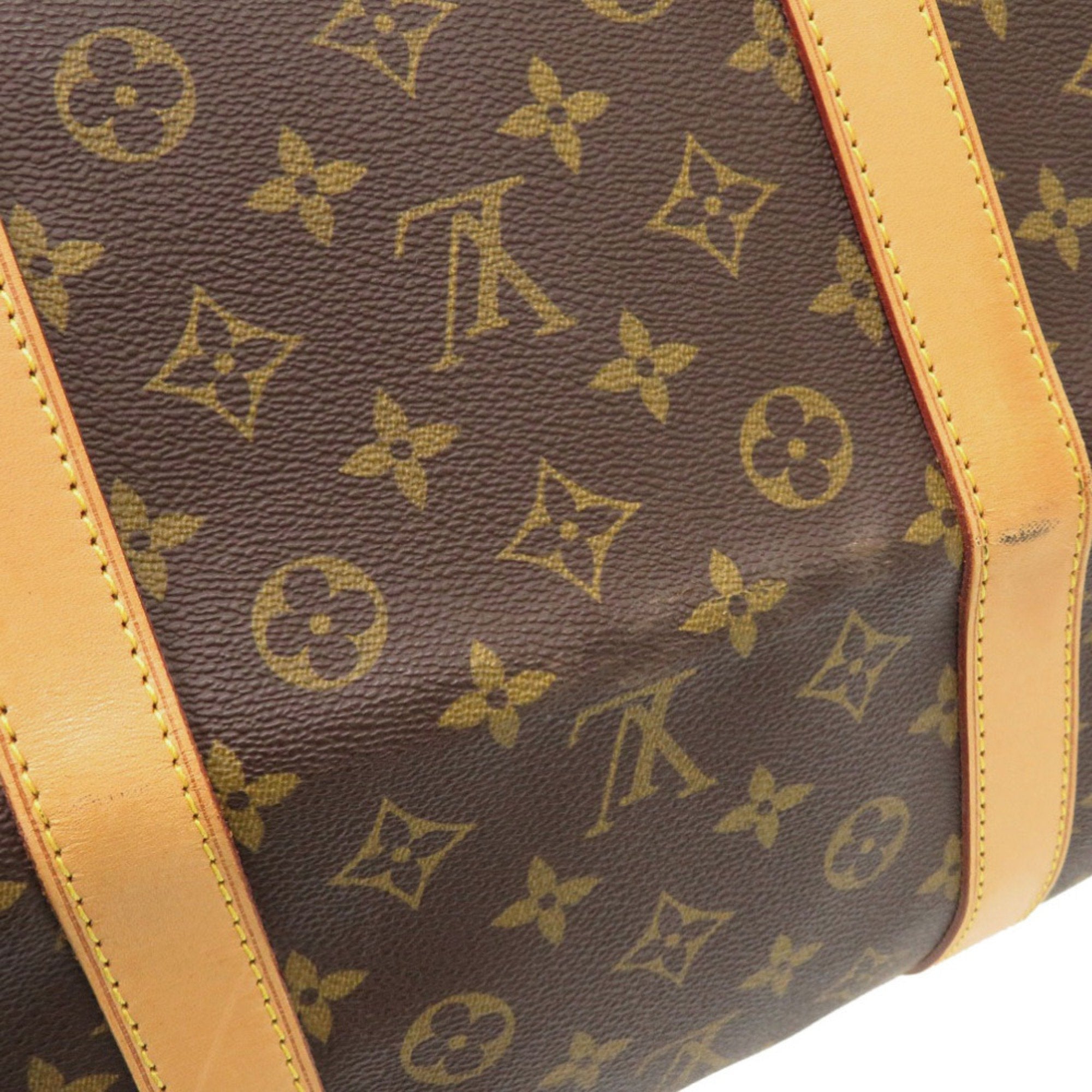Louis Vuitton Brown Monogram Canvas Boston Bag (Pre-Owned)