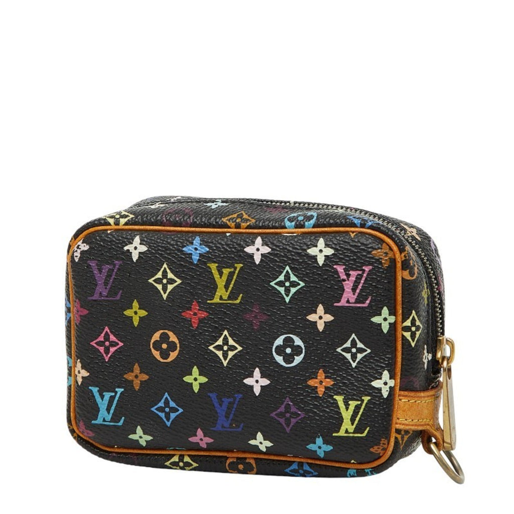 Louis Vuitton Black Multi-Color Pvc Leather Pouch (Pre-Owned)