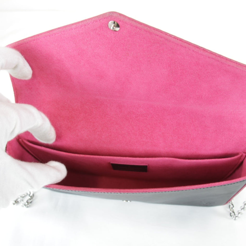 Louis Vuitton Black Pink Epi Leather Pochette Pouch (Pre-Owned)