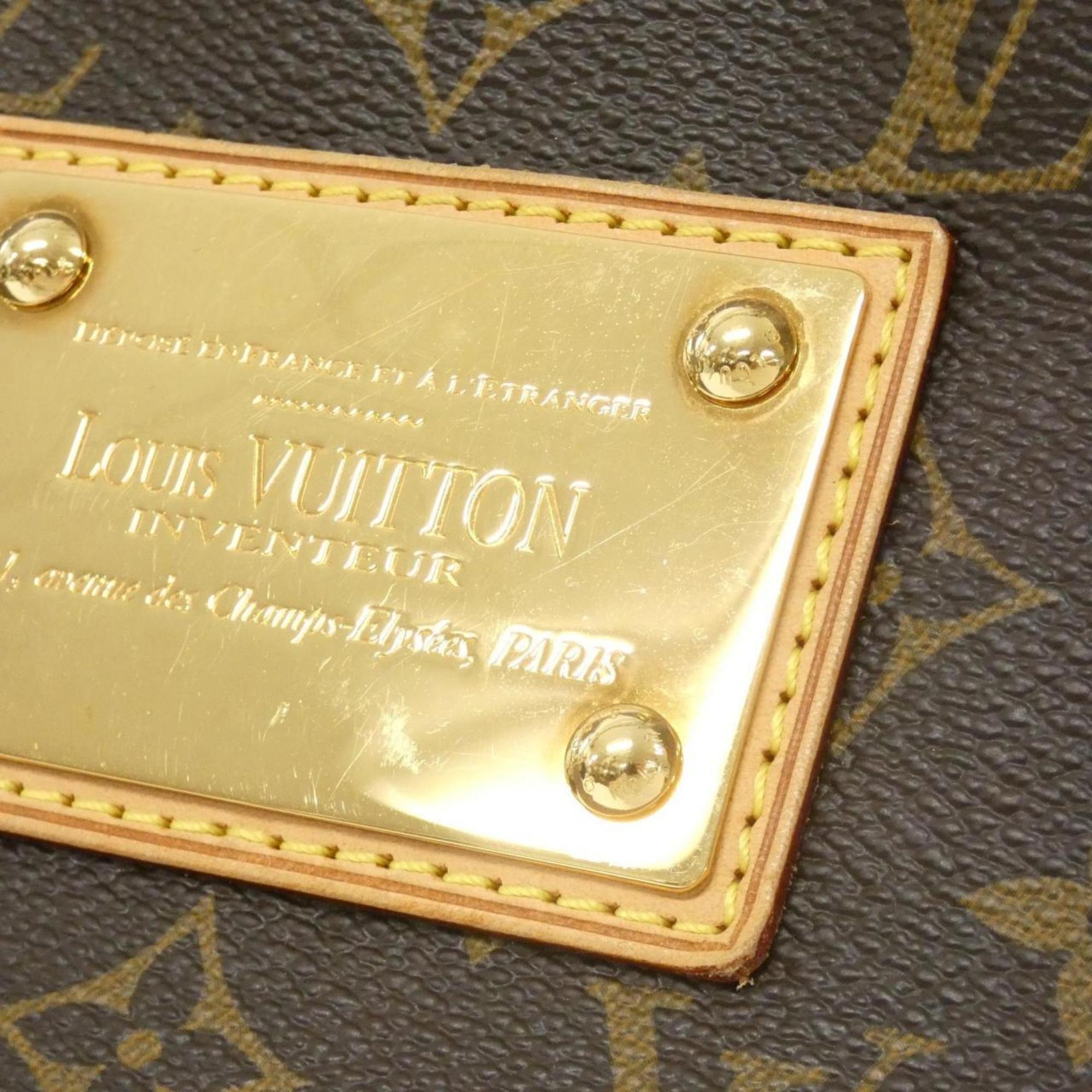 Louis Vuitton Marron Coated Canvas Shoulder Bag (Pre-Owned)