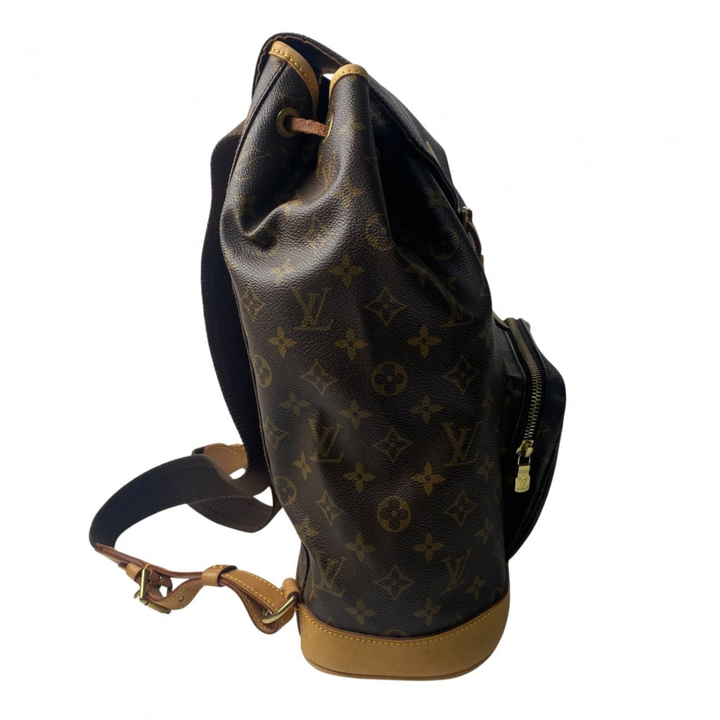 Louis Vuitton Brown Pvc Leather Backpack (Pre-Owned)