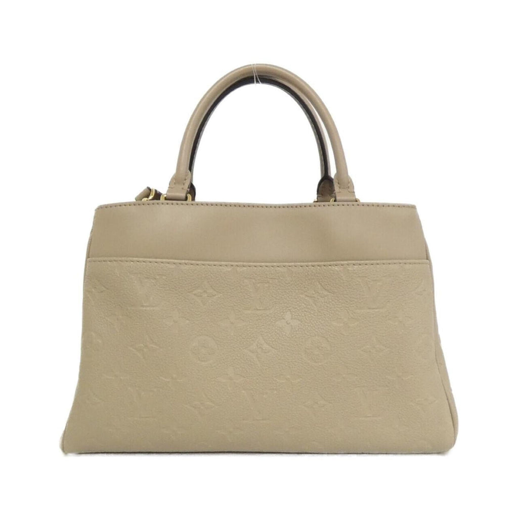 Louis Vuitton Monogram Empreinte Tourterelle Leather Handbag (Pre-Owned)