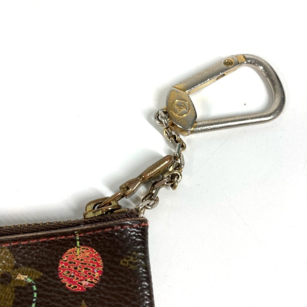 Louis Vuitton Brown Monogram Cherry Red Color Monogram Coin Purse/Coin Case (Pre-Owned)