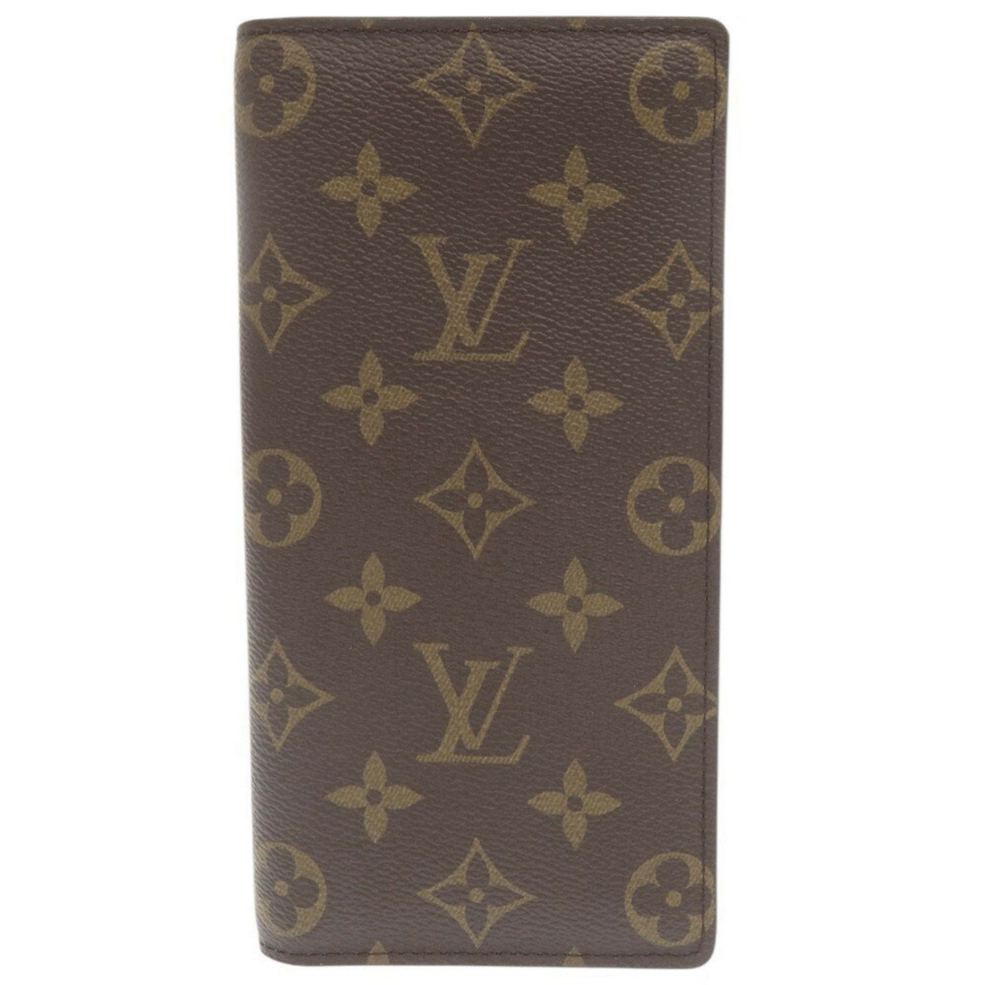 Louis Vuitton Brown Monogram Long Wallet (Bi-Fold) (Pre-Owned)