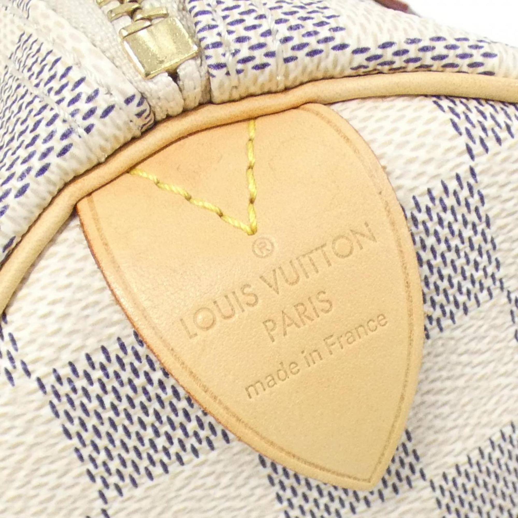 Louis Vuitton Azur Coated Canvas Boston Bag (Pre-Owned)