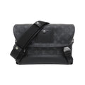 Louis Vuitton Black Coated Canvas Shoulder Bag (Pre-Owned)
