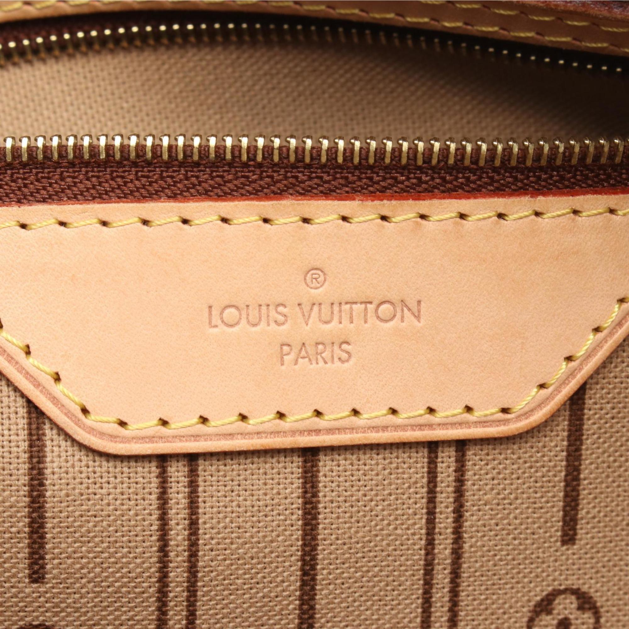 Louis Vuitton Brown Monogram Coated Canvas Leather Shoulder Bag (Pre-Owned)
