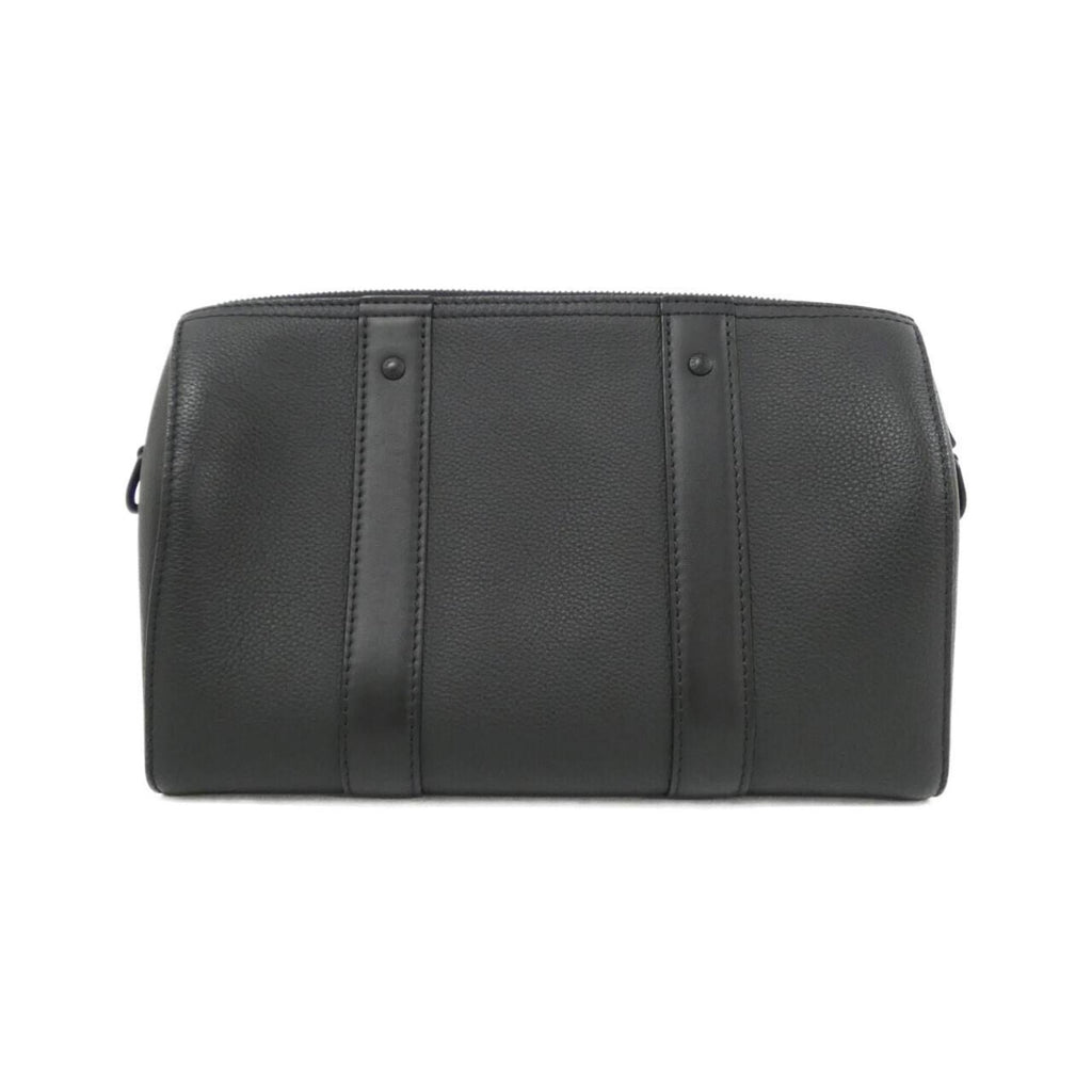 Louis Vuitton Black Leather Shoulder Bag (Pre-Owned)