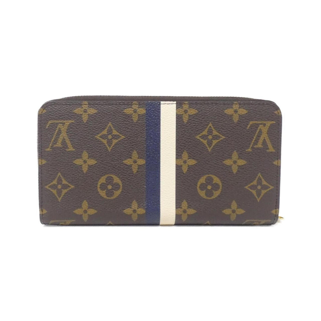 Louis Vuitton Marron Coated Canvas Long Wallet (Bi-Fold) (Pre-Owned)