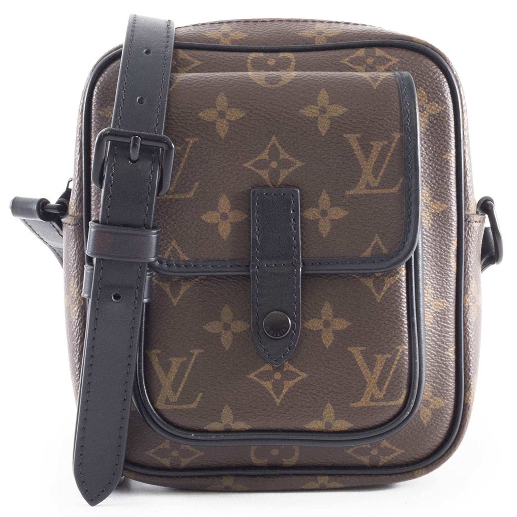 Louis Vuitton Monogram Macassar Dark Brown Shoulder Bag (Pre-Owned)