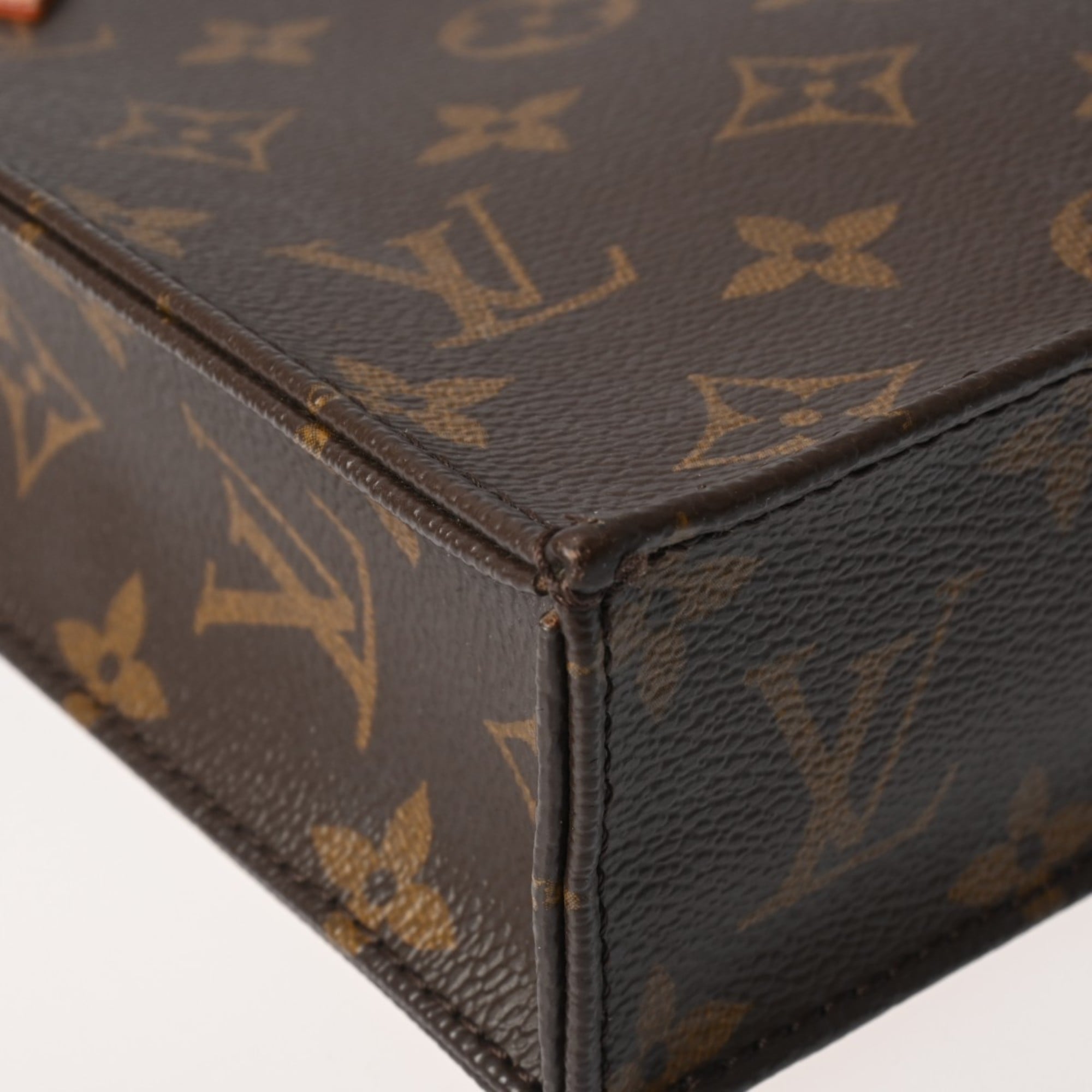 Louis Vuitton Brown Monogram Canvas Handbag (Pre-Owned)
