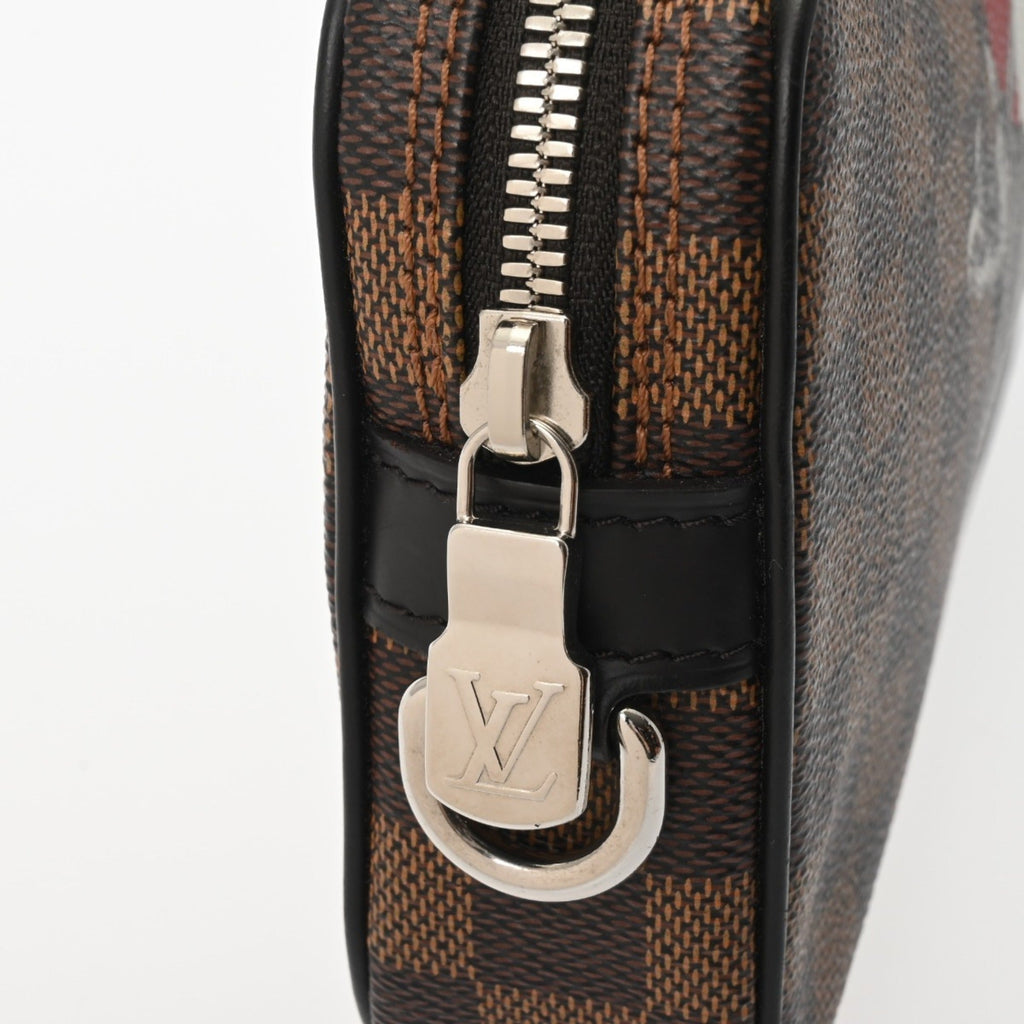 Louis Vuitton Damier Brown Damier Canvas Pochette (Pre-Owned)