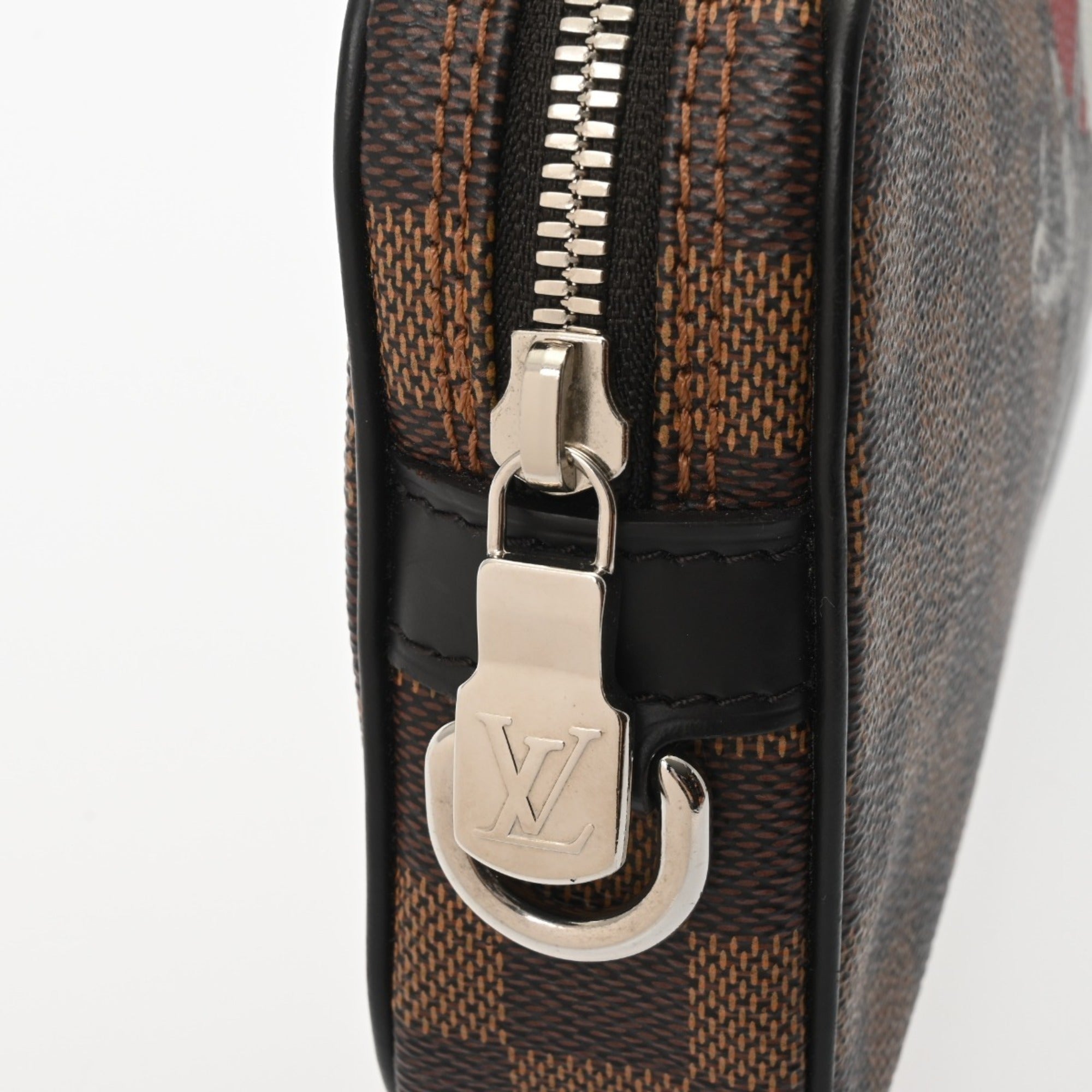 Louis Vuitton Damier Brown Damier Canvas Pochette (Pre-Owned)