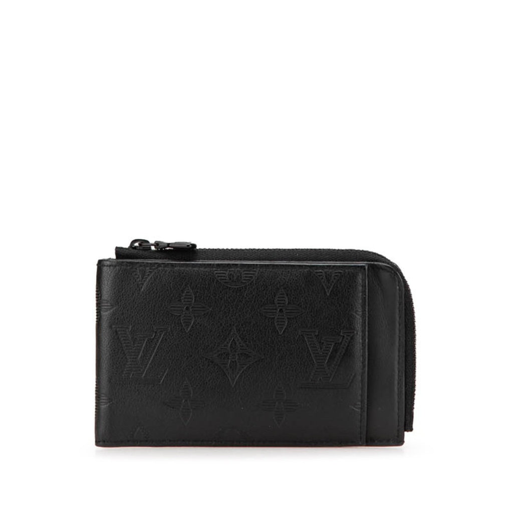 Louis Vuitton Black Noir Leather Coin Purse/Coin Case (Pre-Owned)
