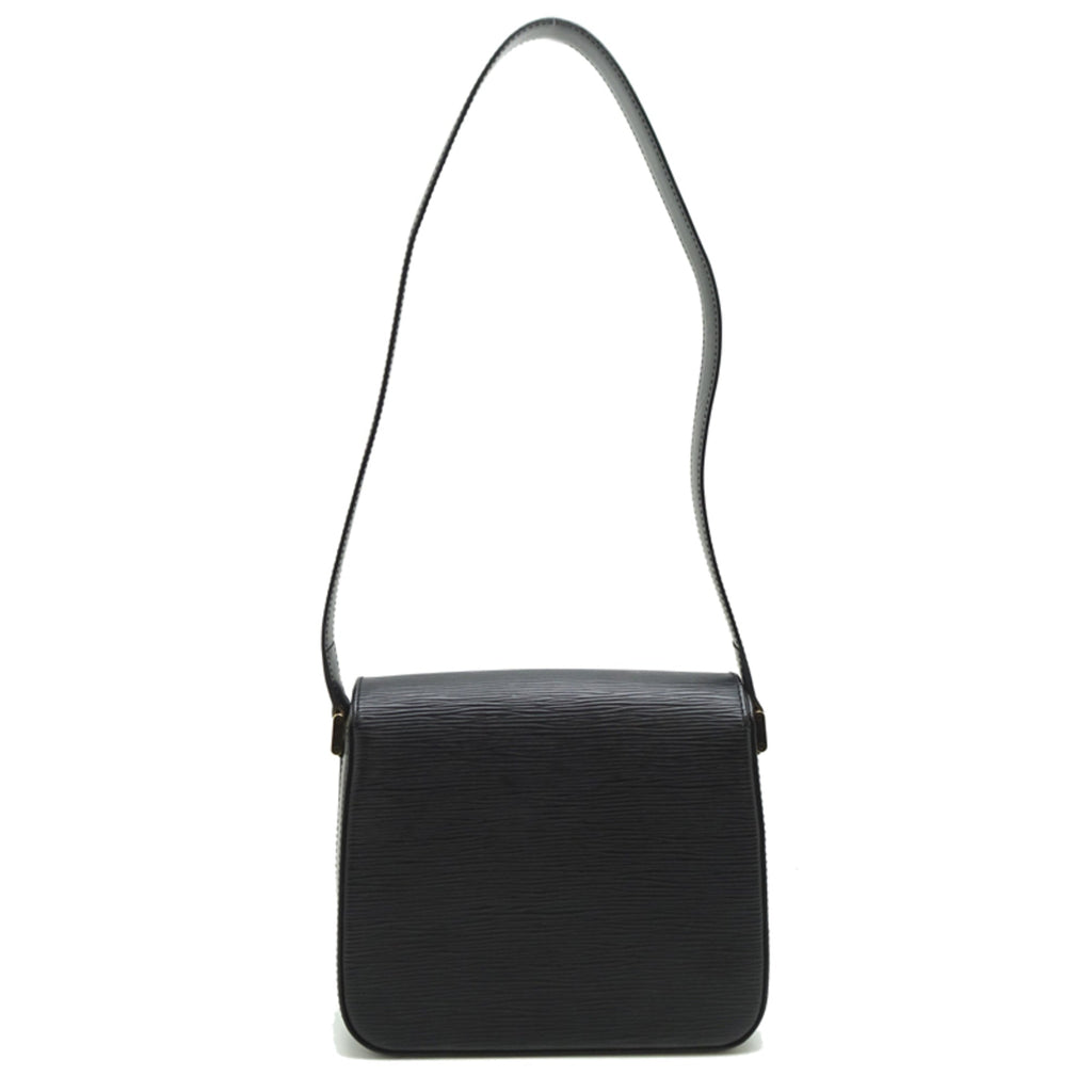 Louis Vuitton Black Noir Epi Leather Shoulder Bag (Pre-Owned)