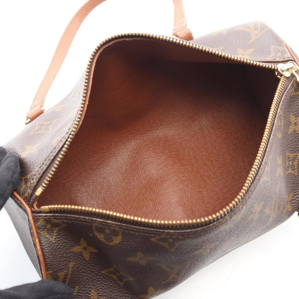 Louis Vuitton Brown Monogram Coated Canvas Leather Handbag (Pre-Owned)