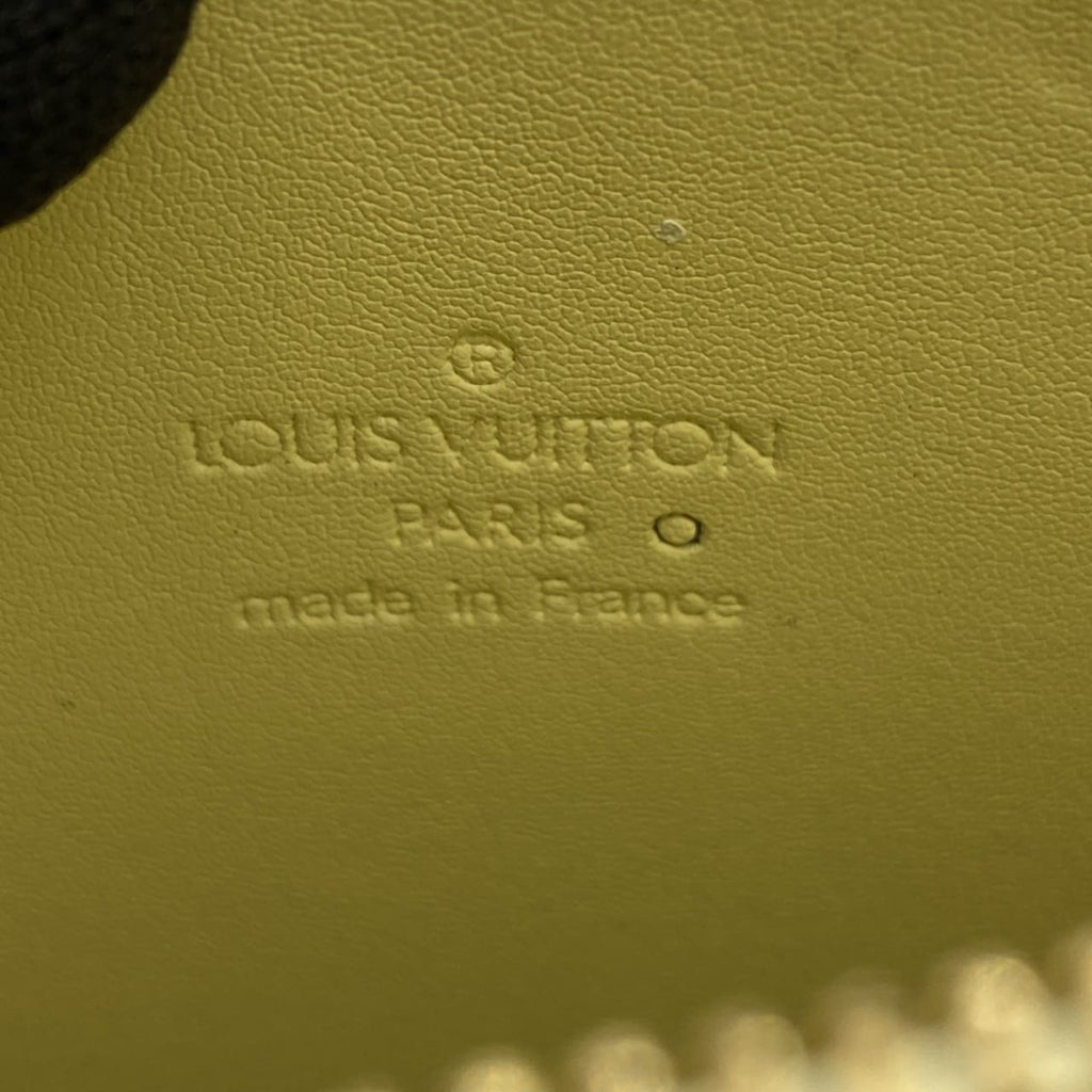 Louis Vuitton Yellow Monogram Vernis Pochette Shoulder Bag (Pre-Owned)