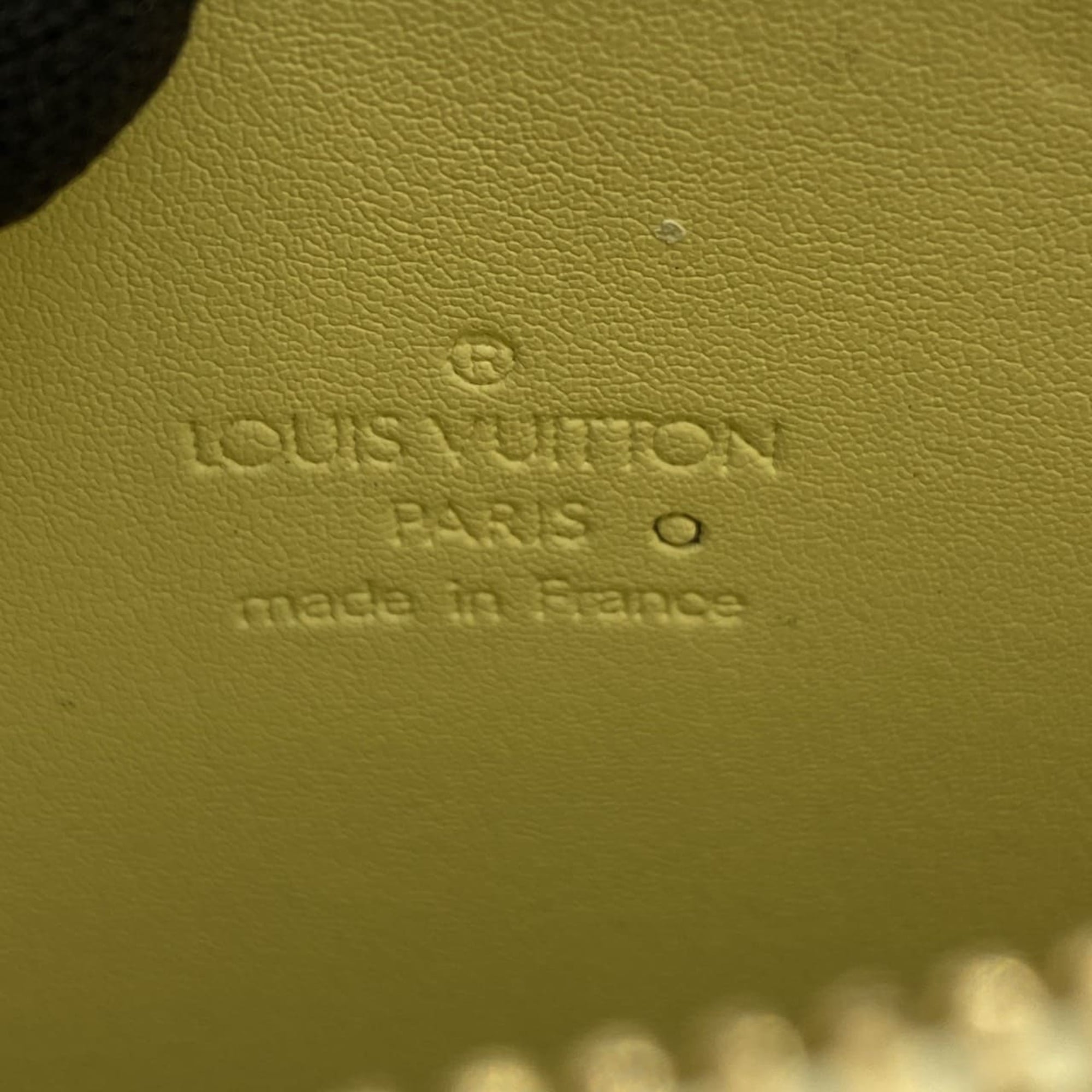 Louis Vuitton Yellow Monogram Vernis Pochette Shoulder Bag (Pre-Owned)