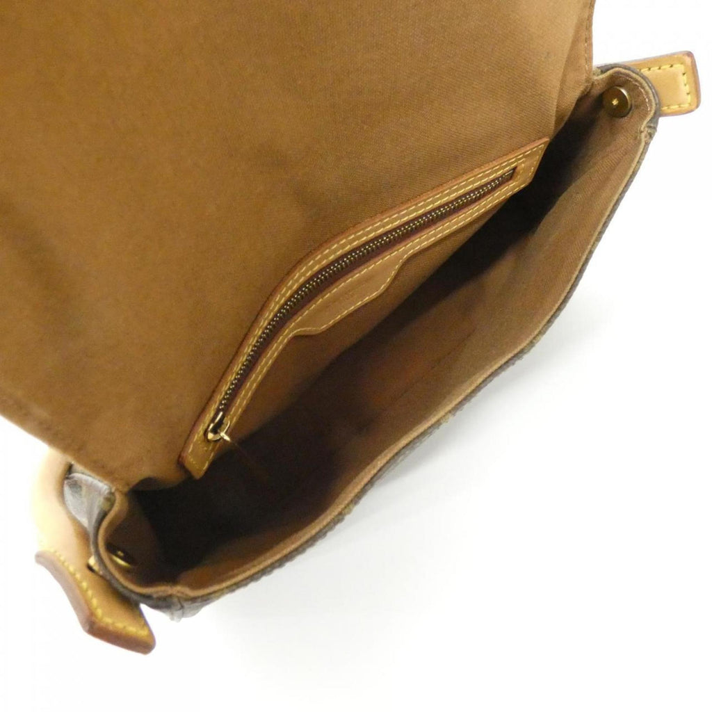 Louis Vuitton Marron Coated Canvas Shoulder Bag (Pre-Owned)