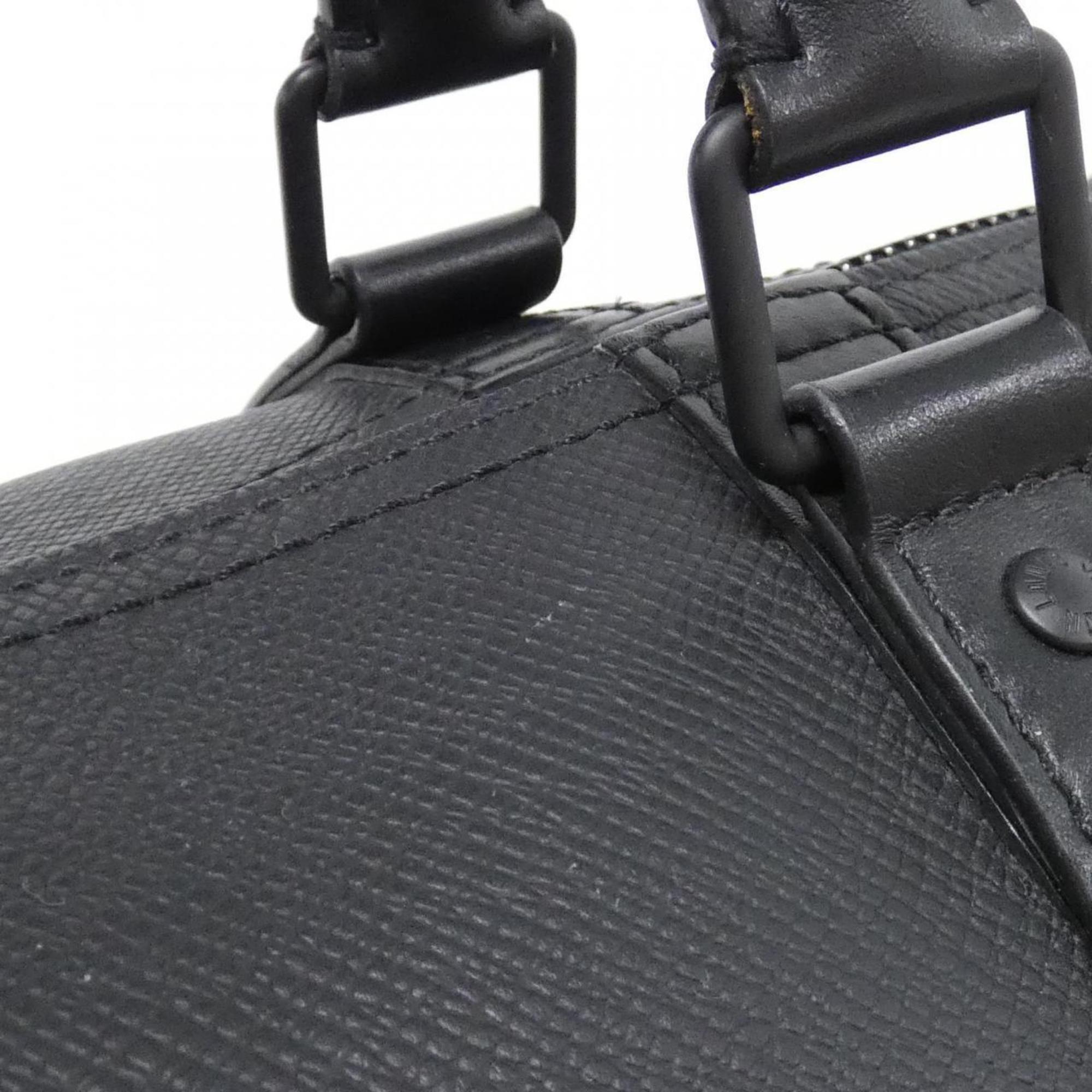 Louis Vuitton Black Leather Boston Bag (Pre-Owned)