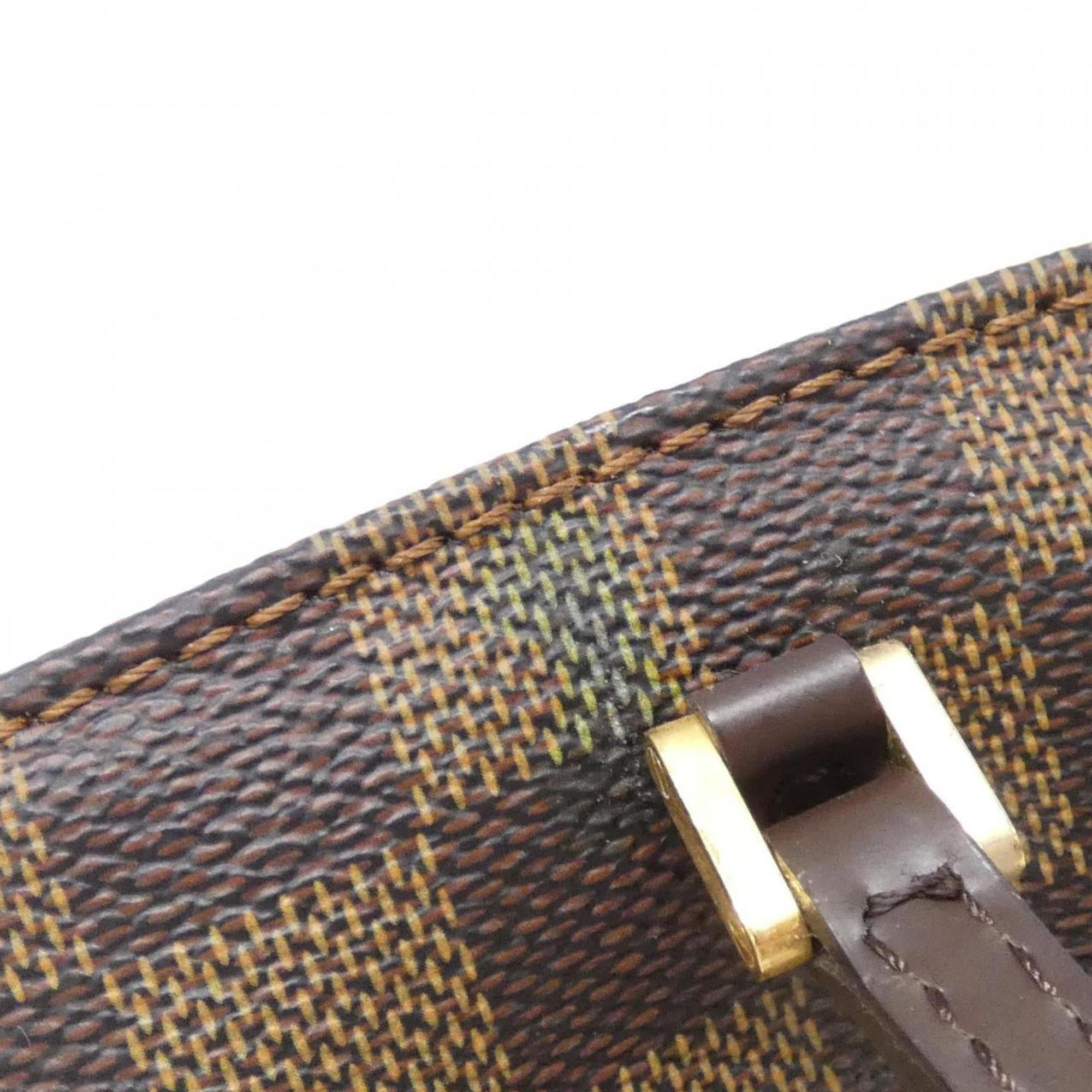 Louis Vuitton Brown Coated Canvas Handbag (Pre-Owned)