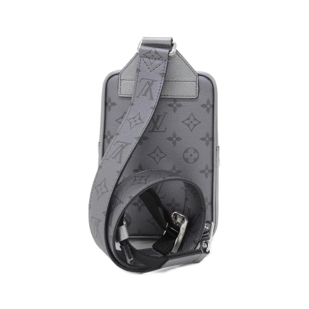 Louis Vuitton Gunmetal Coated Canvas Leather Shoulder Bag (Pre-Owned)