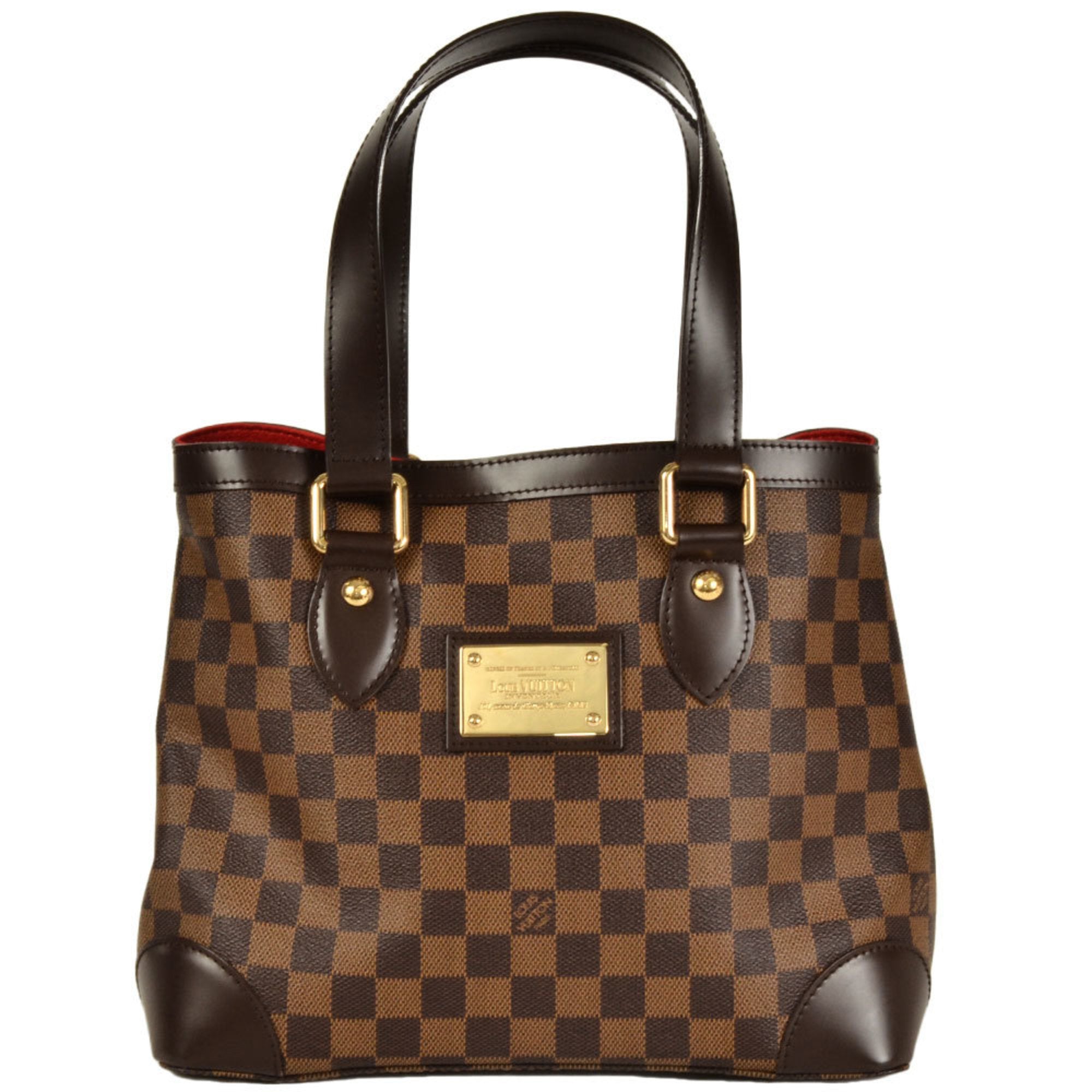 Louis Vuitton Damier Canvas Ebene Damier Canvas Handbag Tote Bag (Pre-Owned)
